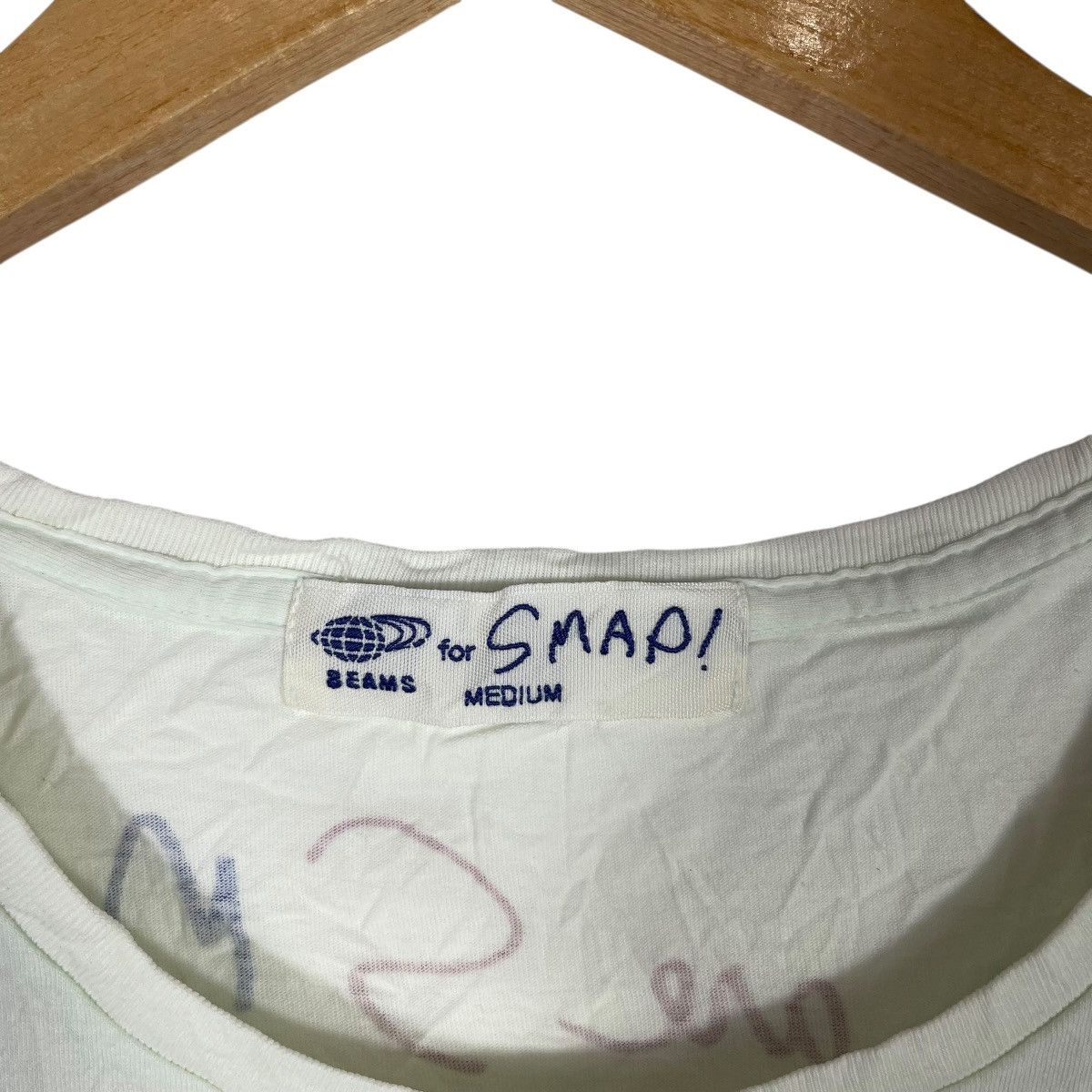 Beams Plus BEAMS for SMAP “We Are SMAP!” Graphic T-Shirt Size M / US 6-8 / IT 42-44 - 3 Thumbnail