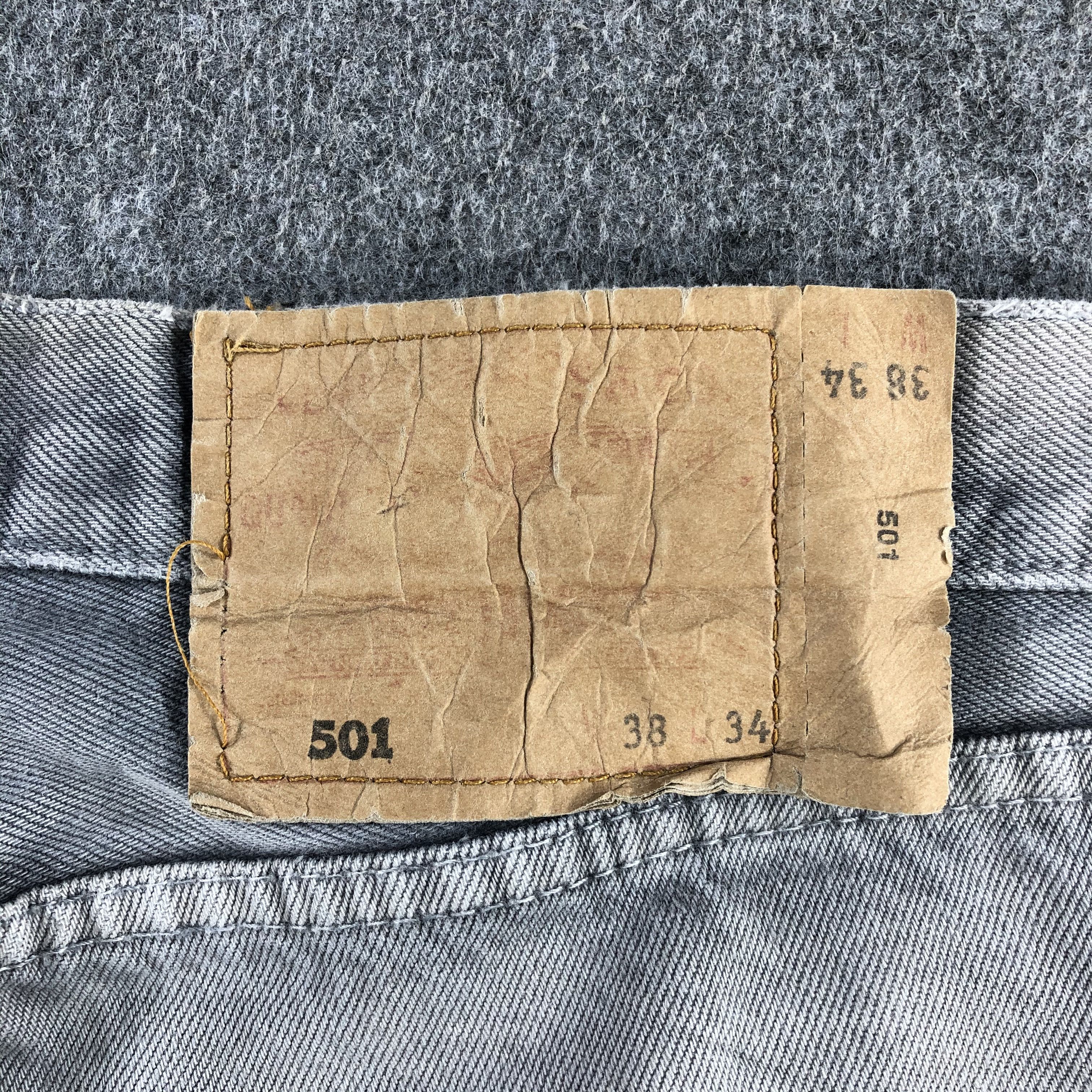 Levi's Vintage 90s Levis 501 Earth Tone Jeans-J1562 Size US 37 - 5 Thumbnail