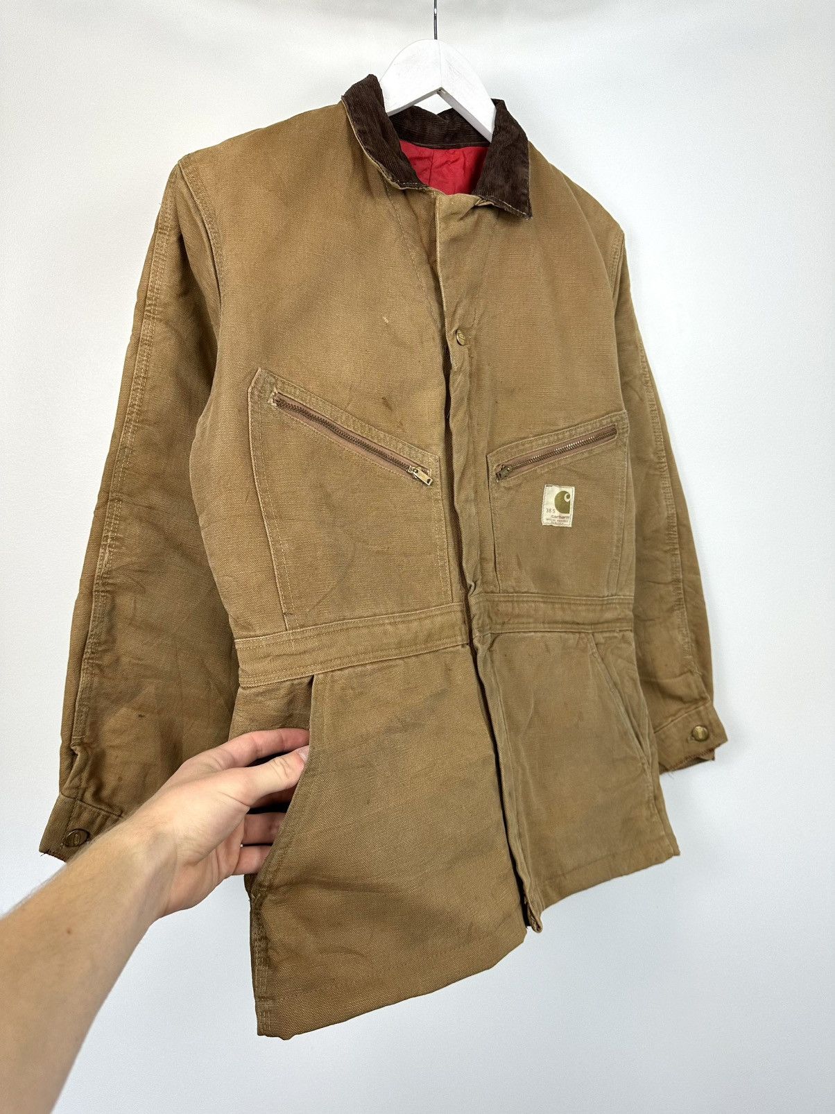 Carhartt Vintage 70s Carhartt USA Rare Utility Arctic Detroit Jacket Size US S / EU 44-46 / 1 - 6 Thumbnail