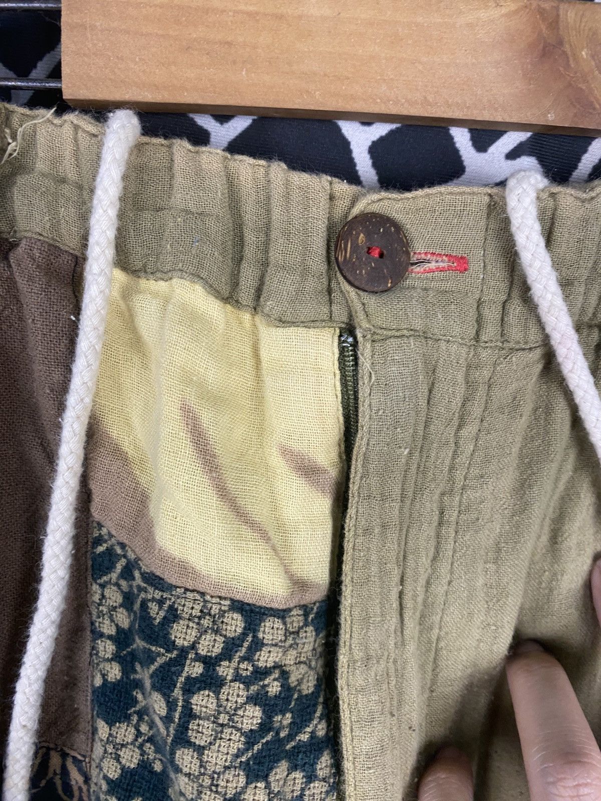 Vintage Furstep Patchwork Trousers/pants Size US 33 - 7 Thumbnail