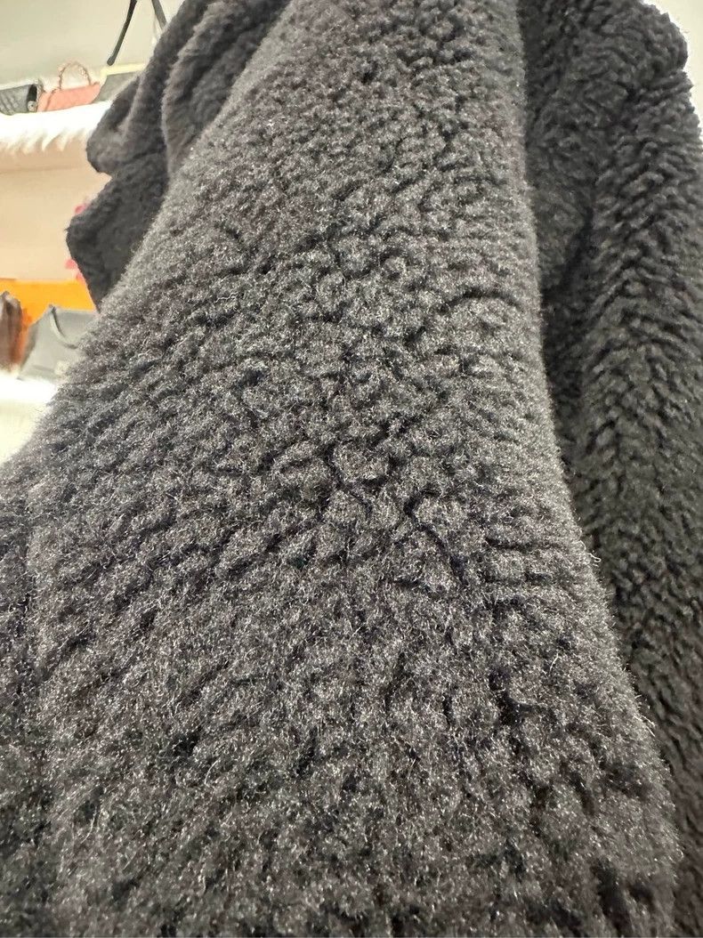 Max Mara Max Mara Teddy Classic Black Solid Long Sleeve Coat Size S / US 4 / IT 40 - 3 Thumbnail