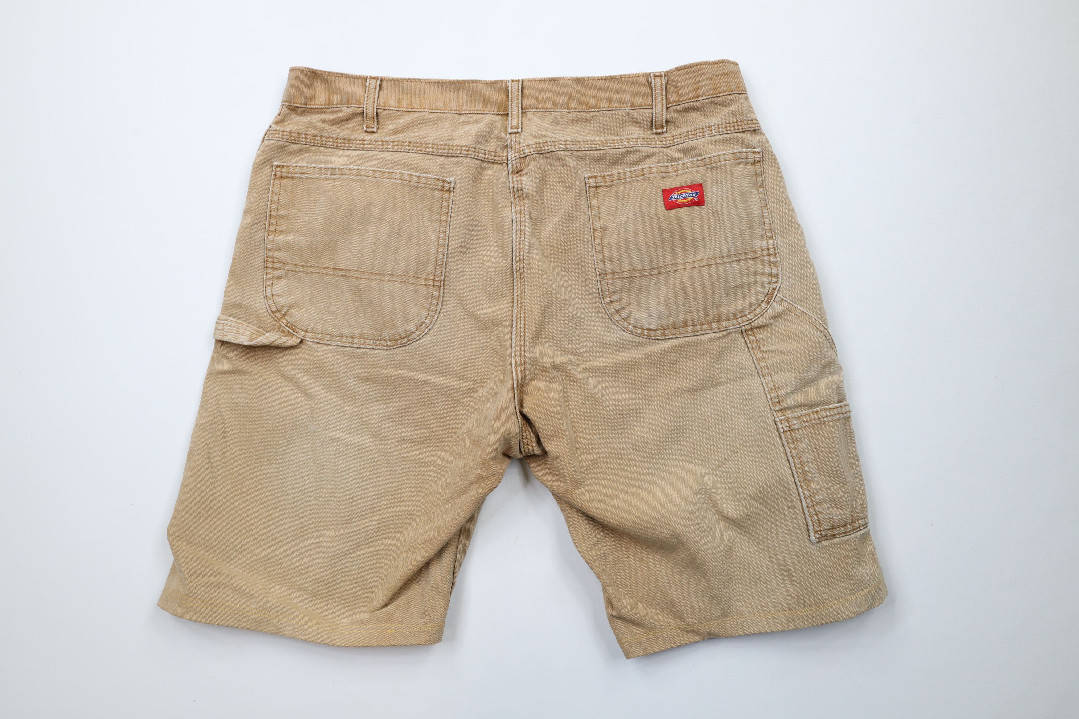 Dickies × Vintage Vintage Dickies Out Canvas Work Shorts Duck Brown Cotton Size US 36 / EU 52 - 9 Thumbnail