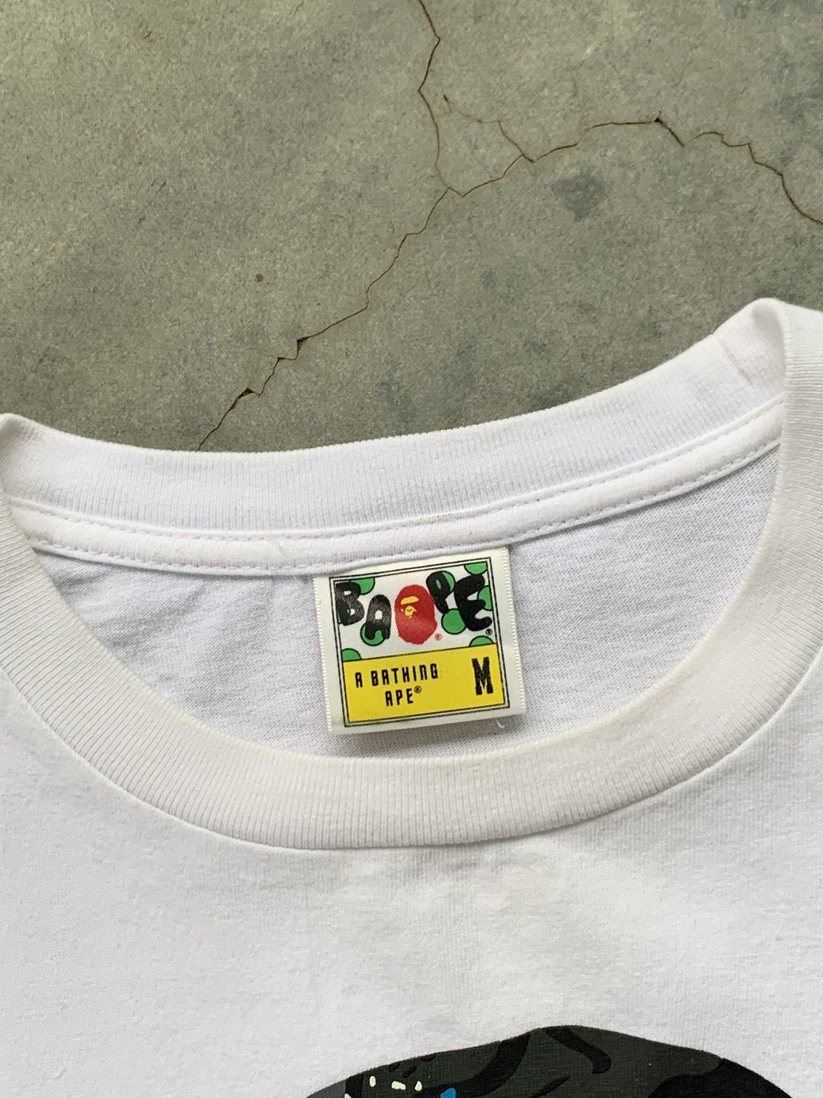 Bape Bape Bathing ape Space Camo Glow In The Dark Tshirt Size US M / EU 48-50 / 2 - 9 Thumbnail