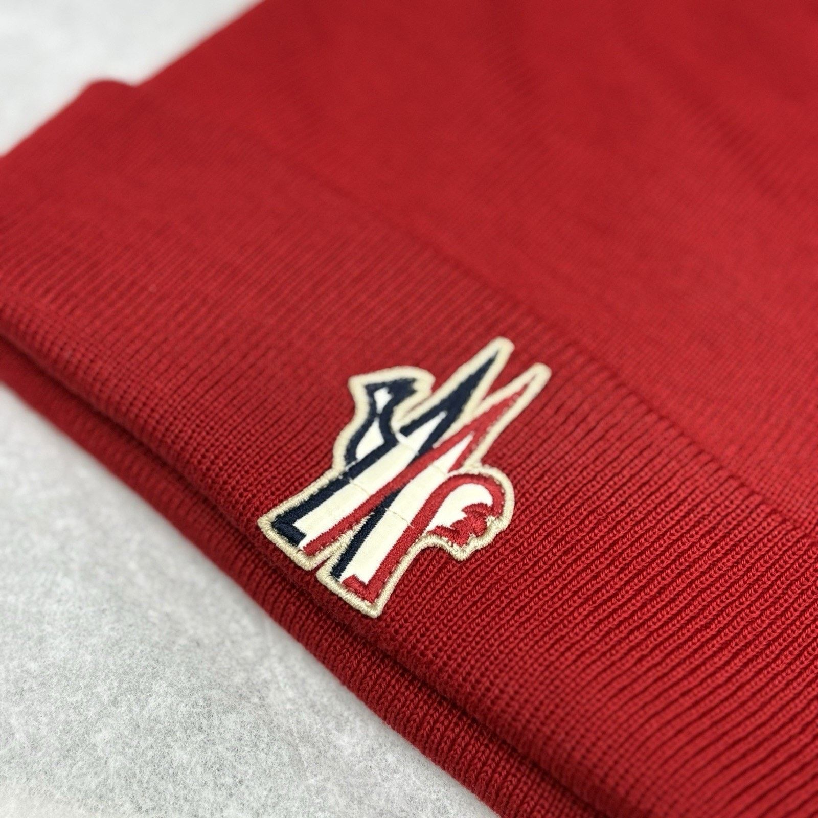 Moncler Grenoble Moncler Grenoble Wool Beanie ' Red ' | NEW! Size ONE SIZE - 4 Thumbnail