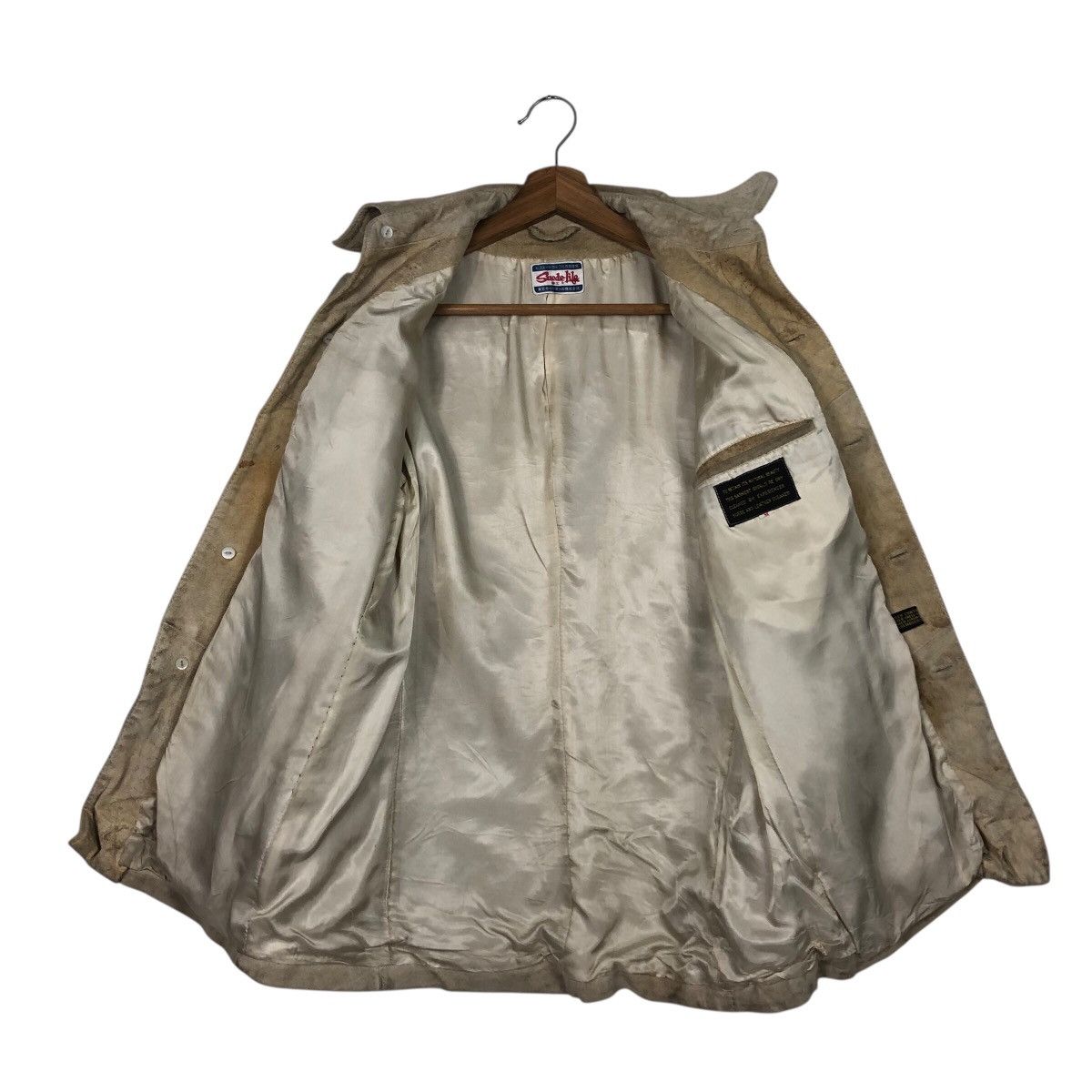 Japanese Brand 📌Vintage Chore Button Leather Jacket Suede Issey Miyake Size US M / EU 48-50 / 2 - 14 Thumbnail