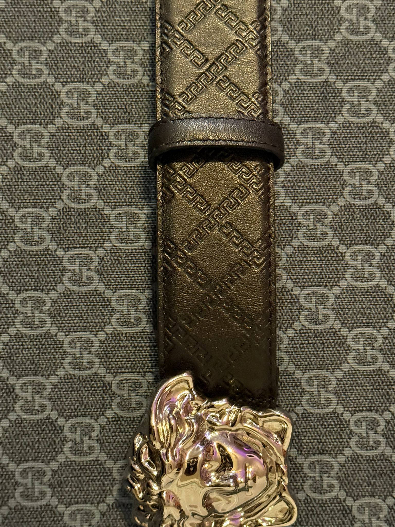 Versace CC000026 Size: 95 / Belt in Brown Size 38 - 12 Thumbnail