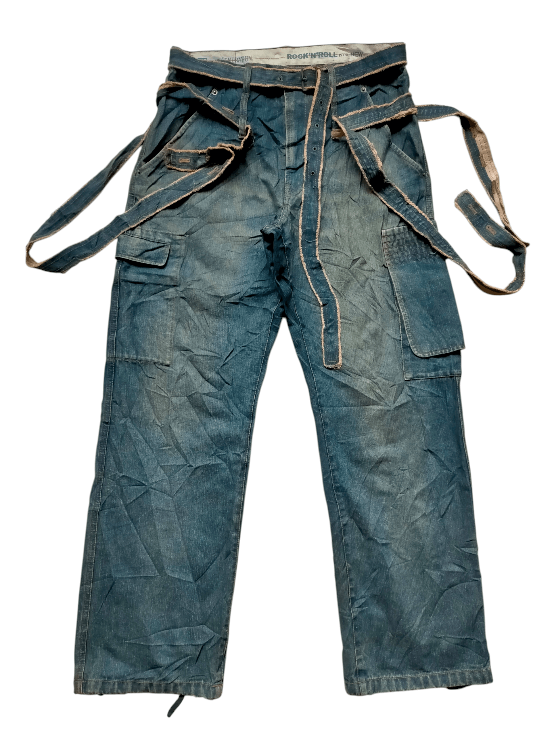 PPFM Vintage PPFM Japan Cargo Wide Leg Hip Hop Style Size US 31 - 2 Thumbnail