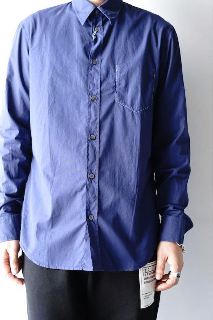 Maison Margiela o1tko10825 Shirt in Navy Size US XL / EU 56 / 4 - 2 Thumbnail