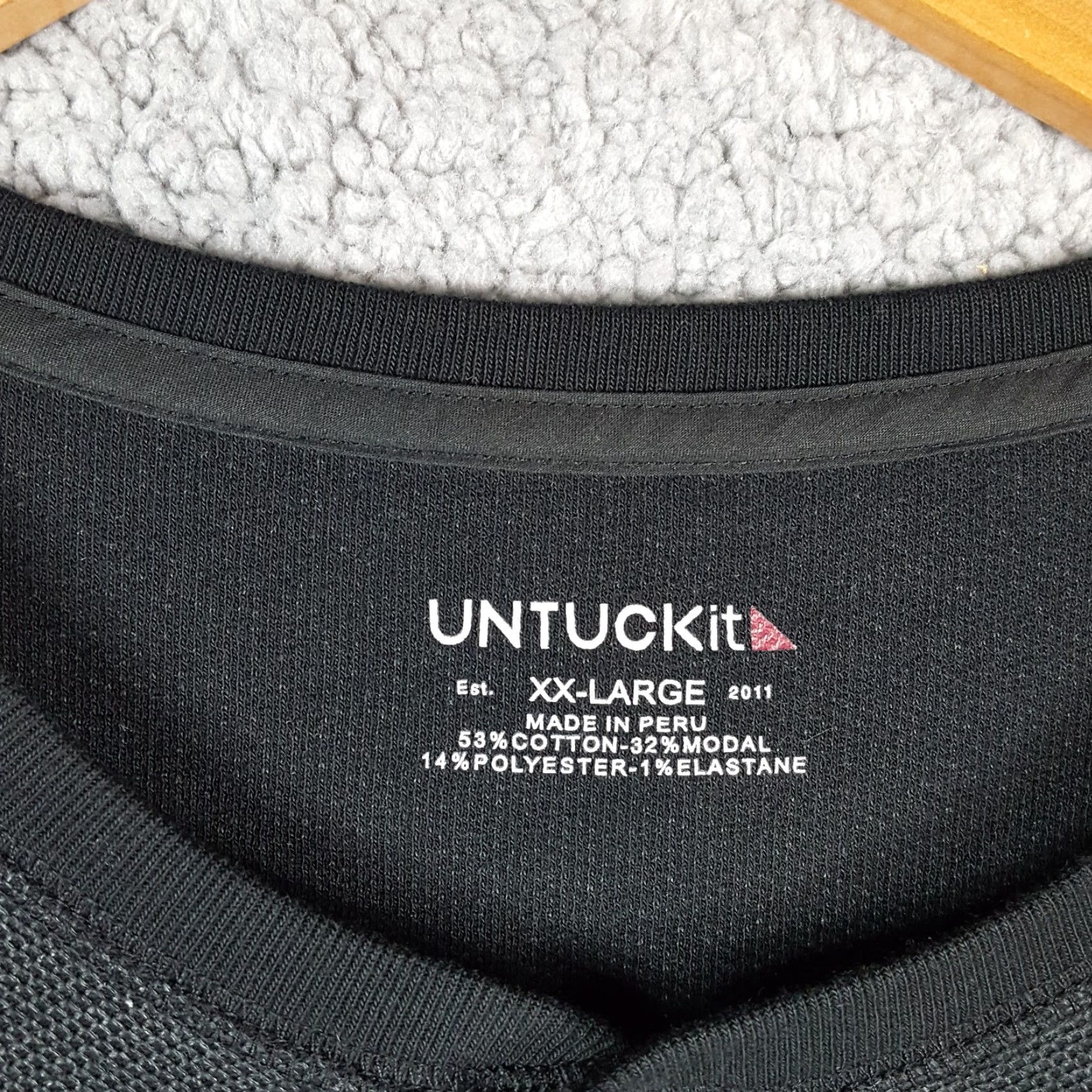 UNTUCKit UNTUCKit Schrock Henley Long Sleeve Gray Men's 2XL T Shirt Pullover XXL 2XL Size US XXL / EU 58 / 5 - 7 Thumbnail