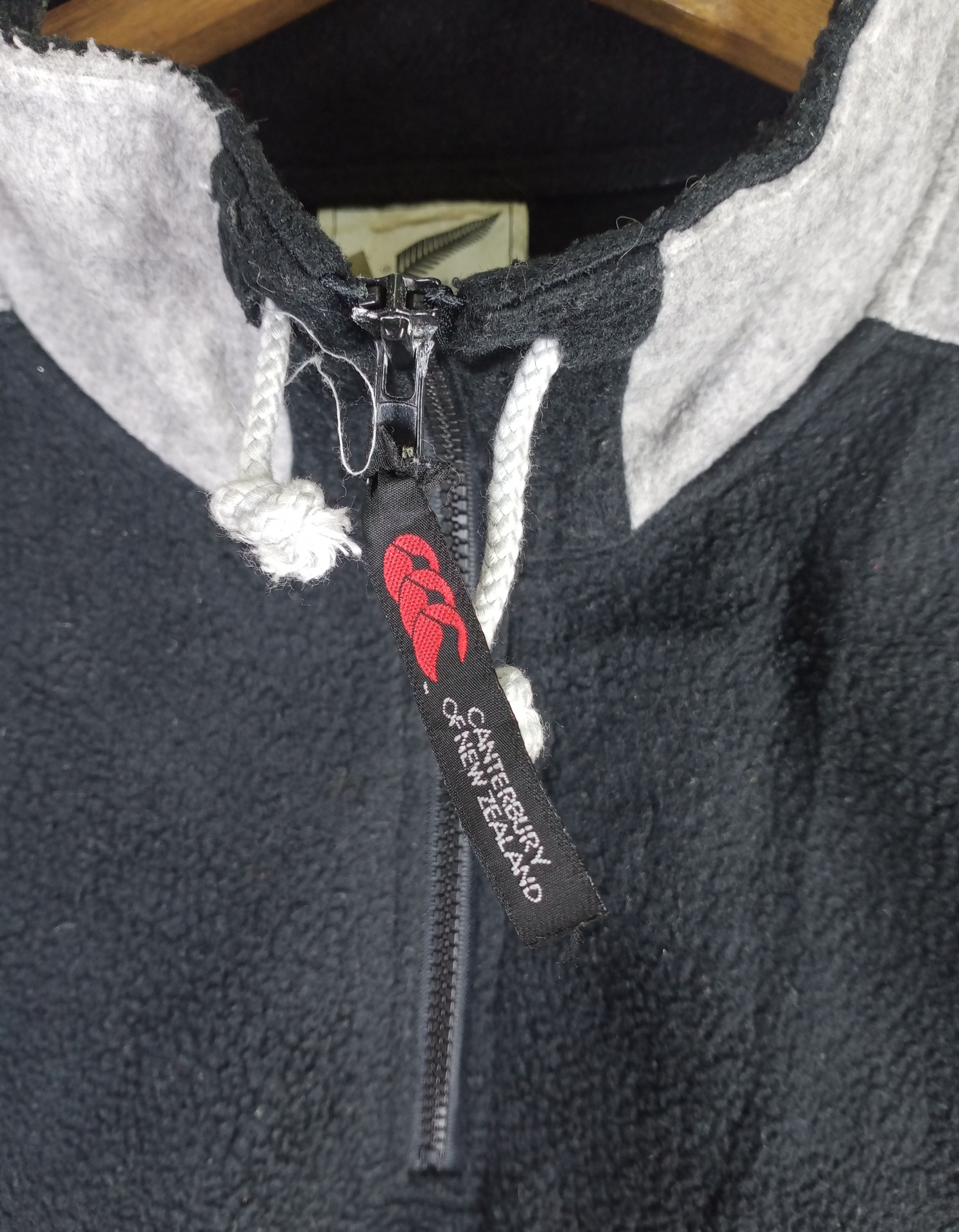 Canterbury of New Zealand Vintage Canterbury Steinlager All Black Half Zipper Fleece Size US M / EU 48-50 / 2 - 5 Thumbnail