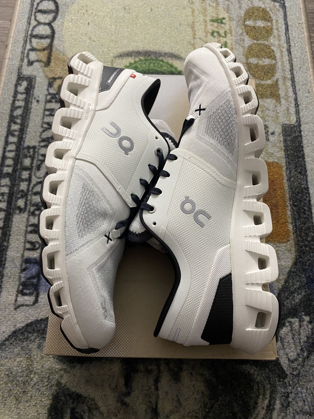 On On Running Cloud X 3 Ivory Black Size US 11.5 / EU 44-45 - 1 Thumbnail