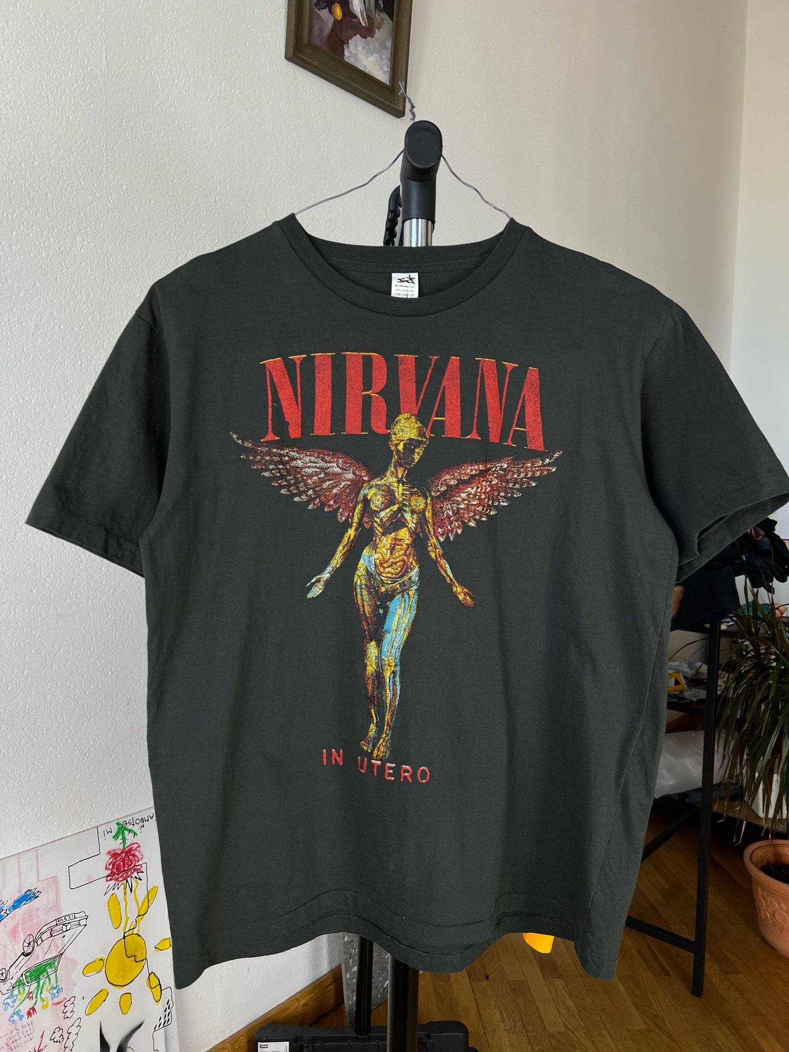 希少 00's NIRVANA IN UTERO Tシャツ 1993 Y2K 00s NIRVANA IN UTERO TEE