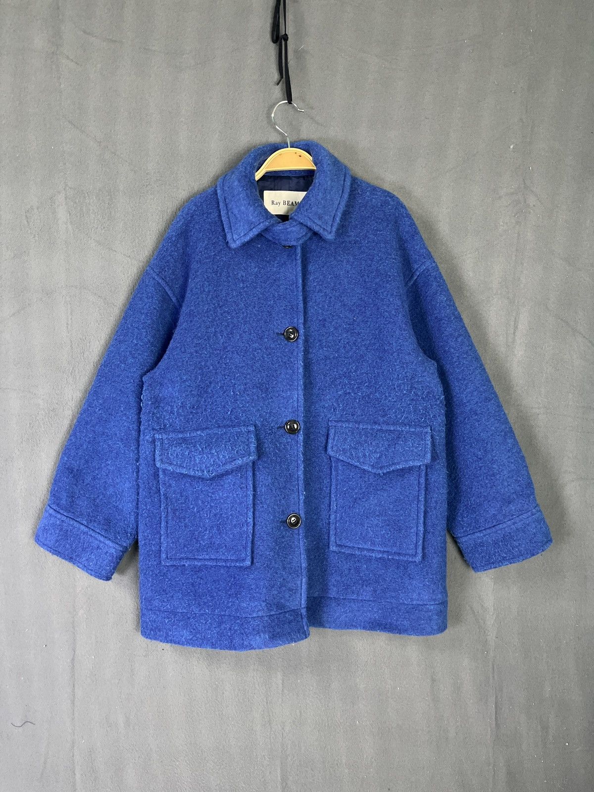 Beams Plus × Japanese Brand Ray Beams Melange Wool Half Coat Size US M / EU 48-50 / 2 - 2 Thumbnail