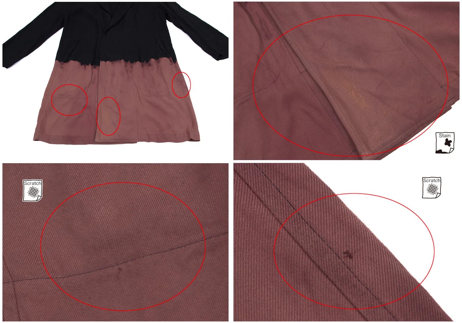Comme des Garcons Homme Plus Long Jacket in Black and Pink, Size M Size US M / EU 48-50 / 2 - 11 Thumbnail