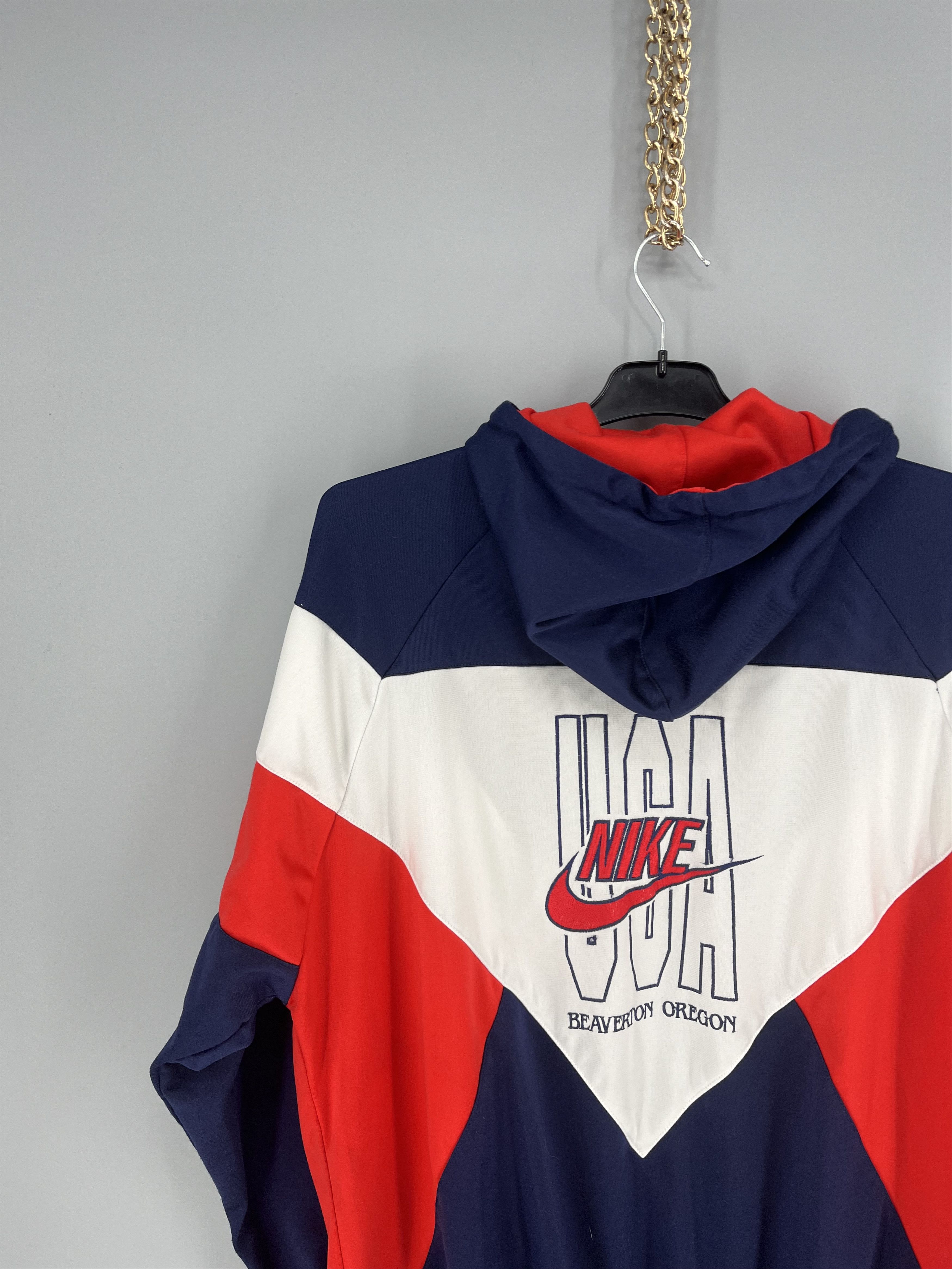 Nike Nike Vintage 90s Sweatshirt Zip Swoosh Hype Rare Size US L / EU 52-54 / 3 - 12 Thumbnail