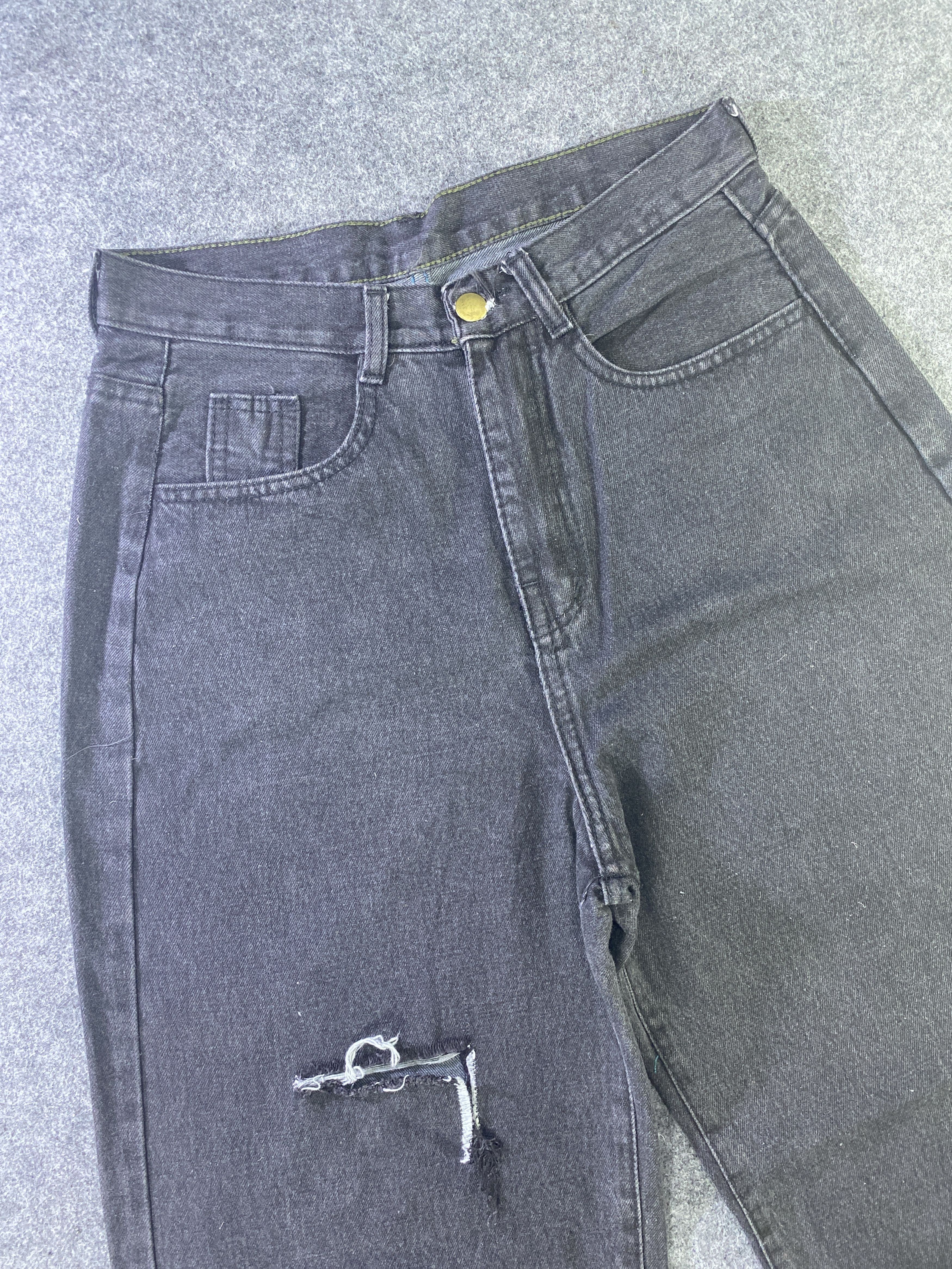 Japanese Brand Japanese Brand Baggy Distressed Black Pants -J948 Size US 28 / EU 44 - 5 Thumbnail