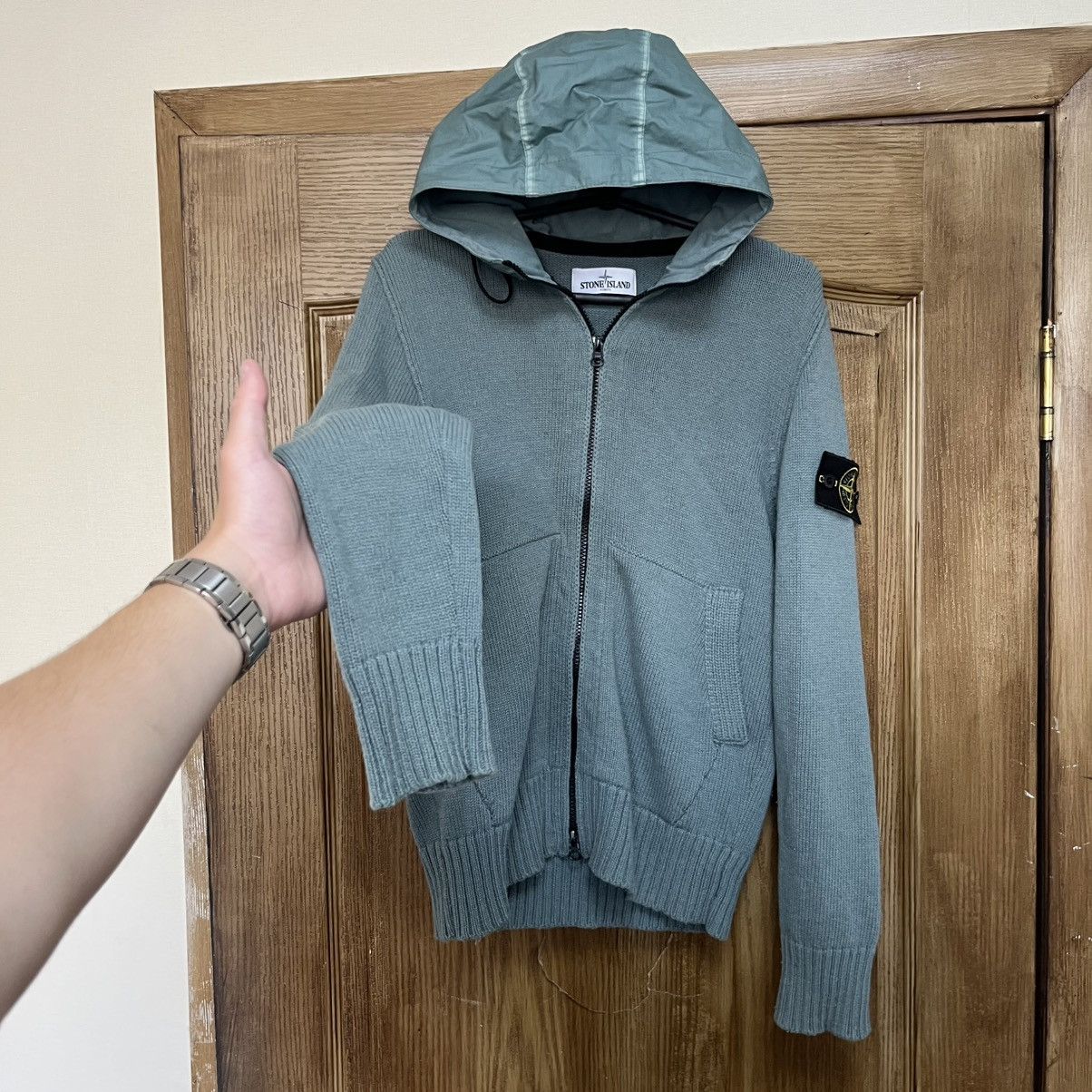 Stone Island Vintage Stone Island Zip Hoodie Size US S / EU 44-46 / 1 - 2 Thumbnail