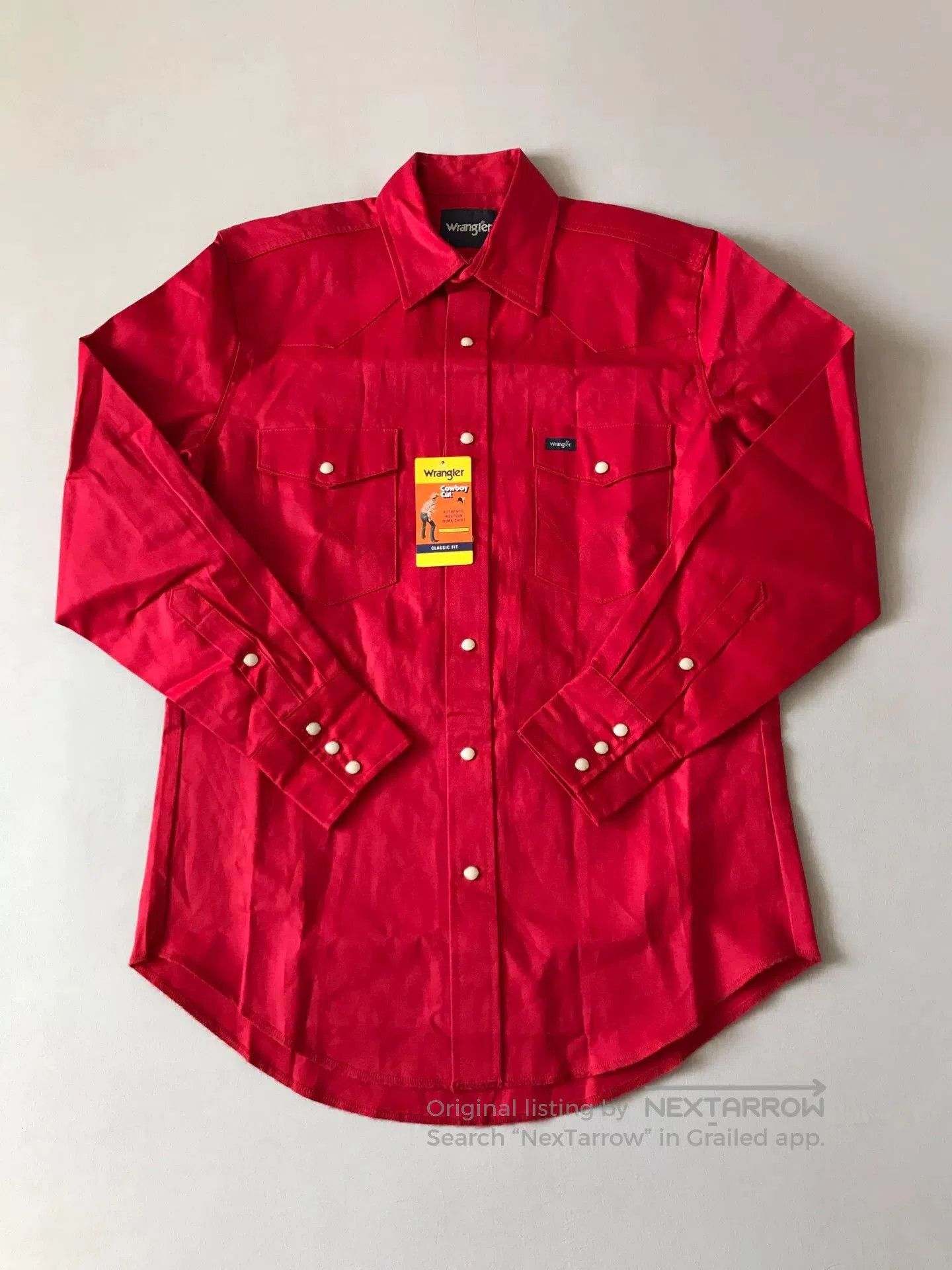 Wrangler Wrangler MS70619 Red Western Shirt M. Size US M / EU 48-50 / 2 - 1 Thumbnail