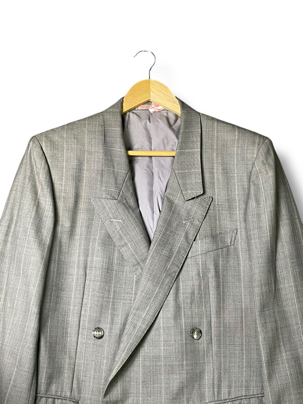Designer × Vintage × Yves Saint Laurent Yves Saint Laurent Double Breasted Blazer (49) Size US XS / EU 42 / 0 - 4 Thumbnail