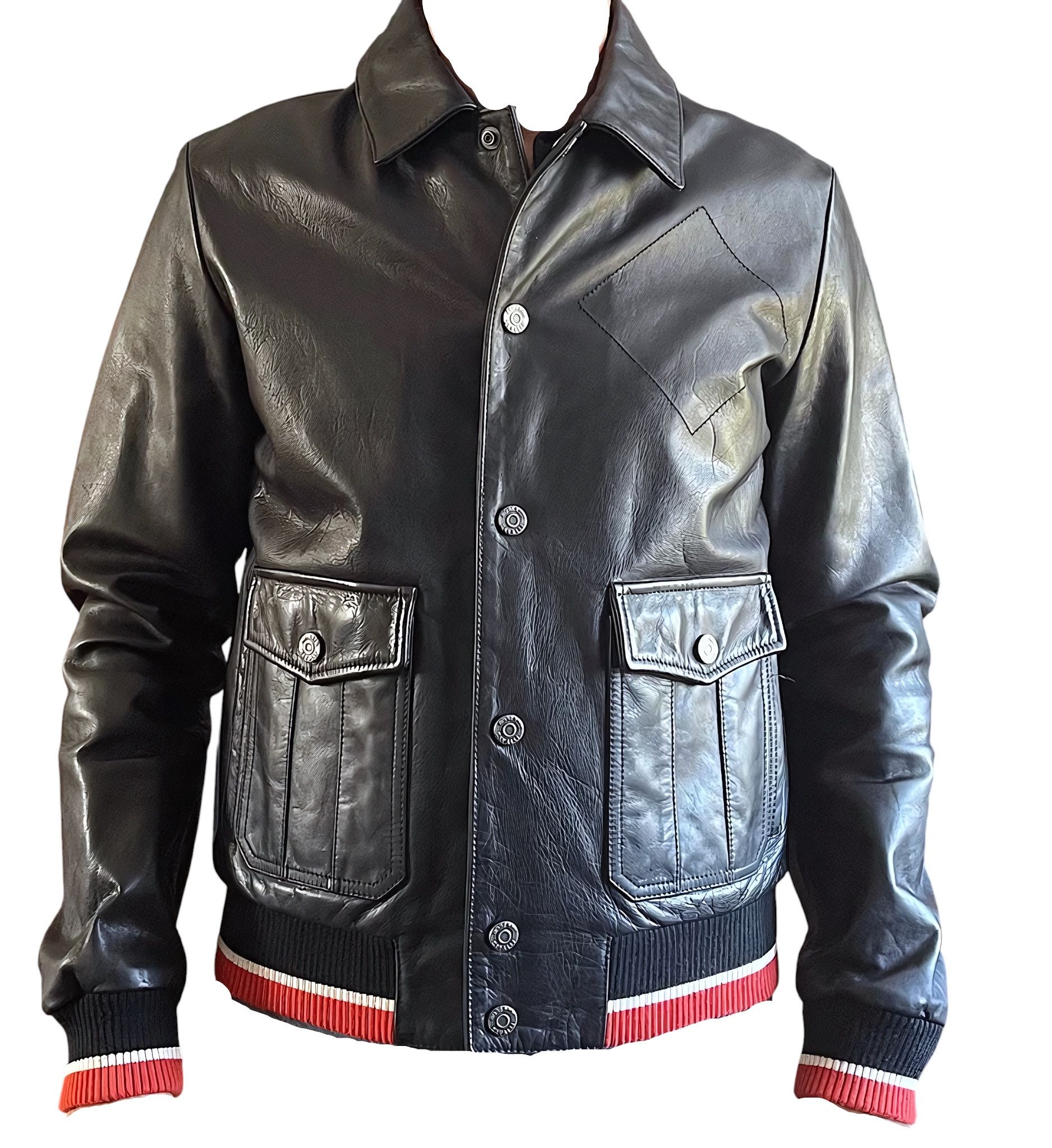 CALFSKIN LEATHER JACKET