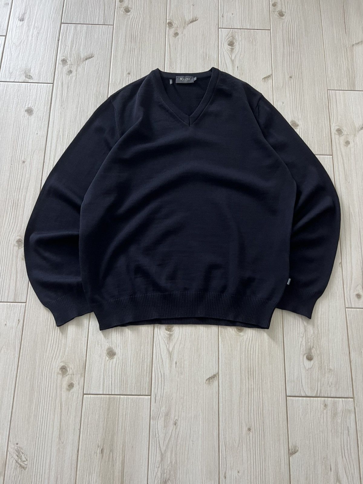 Japanese Brand Vintage Maerz Munchen V-neck Sweater Sweatshirt 52 Size Knit Size US L / EU 52-54 / 3 - 2 Thumbnail