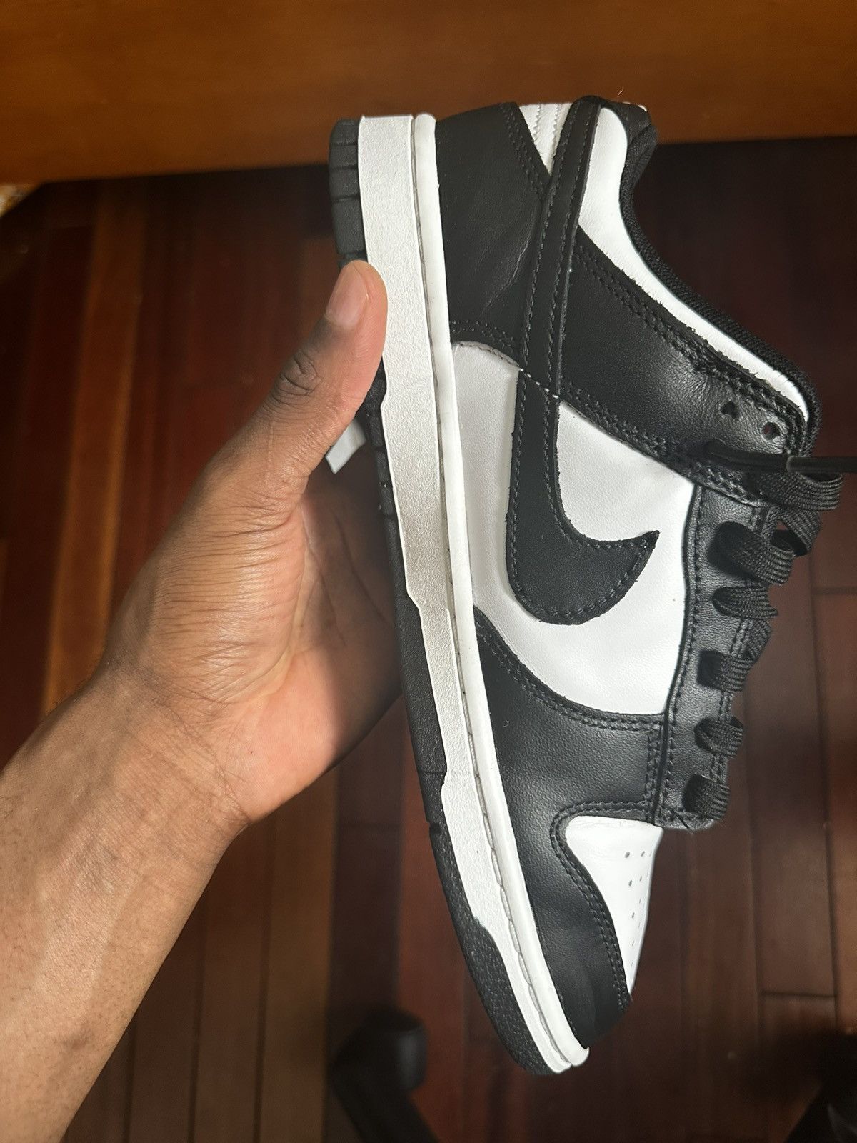 Nike Nike Dunk Low Retro “Panda” Black White Men’s Size 8.5 Size US 8.5 / EU 41-42 - 8 Thumbnail