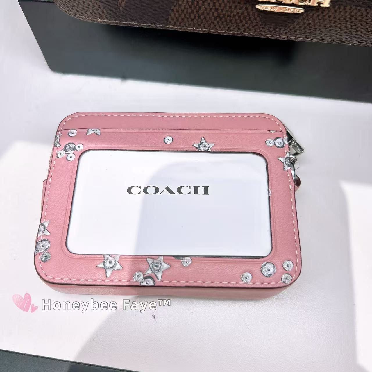 Coach NWT Coach Zip Card Case With Star Print CCO26 Size ONE SIZE - 2 Thumbnail