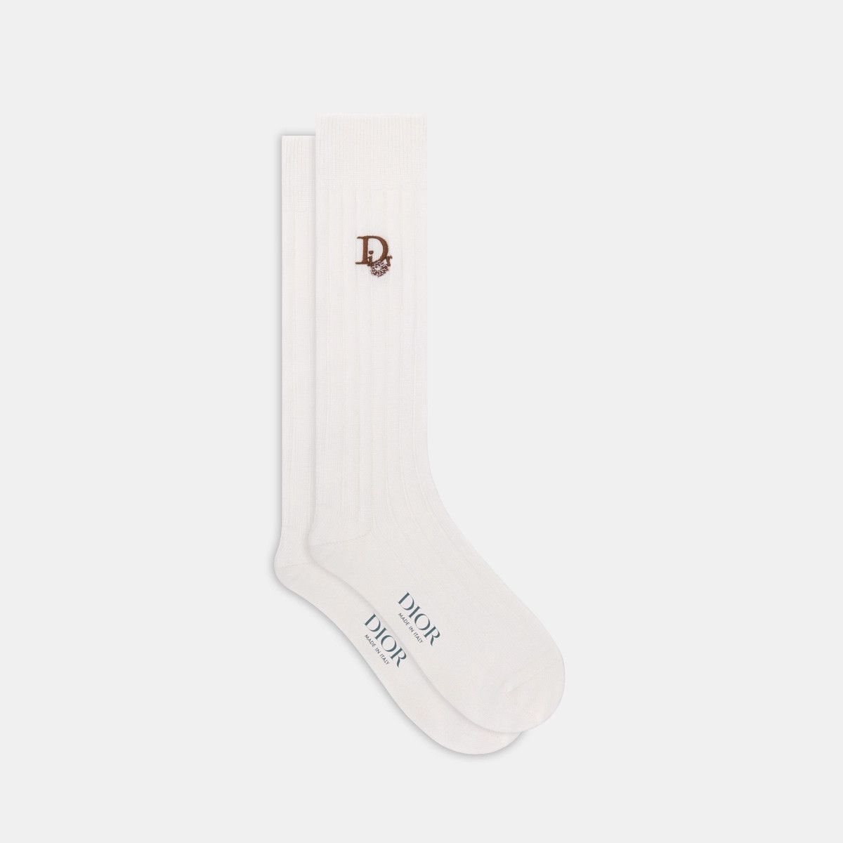 Dior o1bcso1str1224 Size:OS/Tears Socks in White Size ONE SIZE - 1 Thumbnail