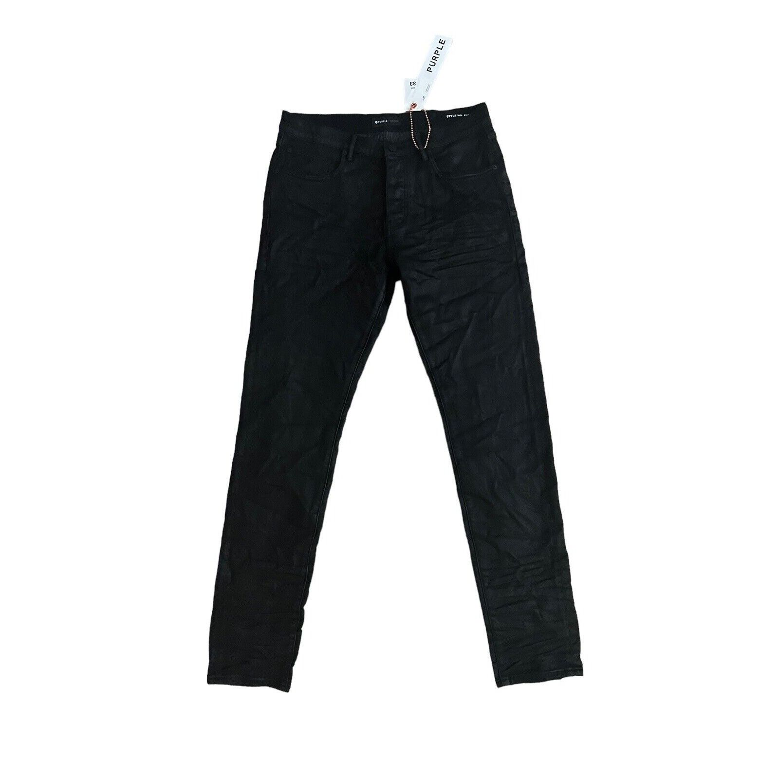 Purple Brand Jeans Mens Slim Fit P001 Black Size 33/32