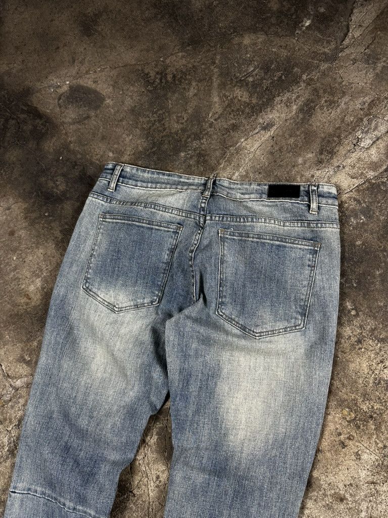 Japanese Brand OMG Dope Collection Distressed Skinny Biker Jeans Size US 36 / EU 52 - 5 Thumbnail