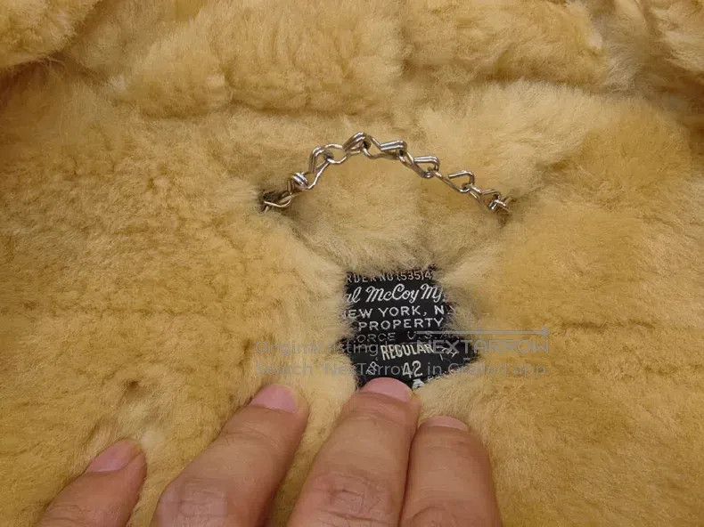 The Real McCoy's The Real McCoys Classic fur integrated flying leather jack Size US XS / EU 42 / 0 - 4 Thumbnail