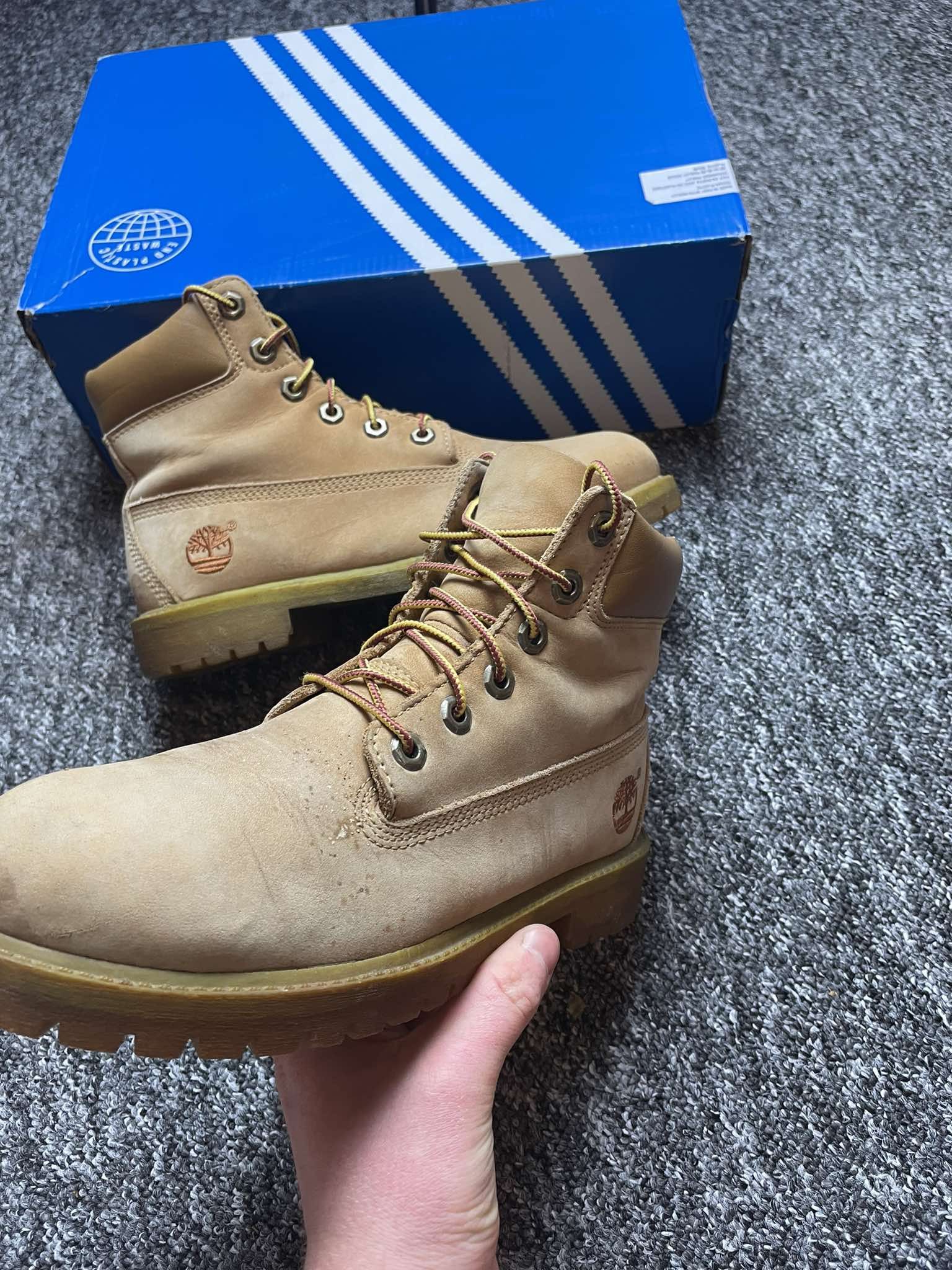 Timberland × Vintage Vintage classic High sneakers Timberland 6 inch premium boot Size US 5 / EU 37 - 2 Thumbnail
