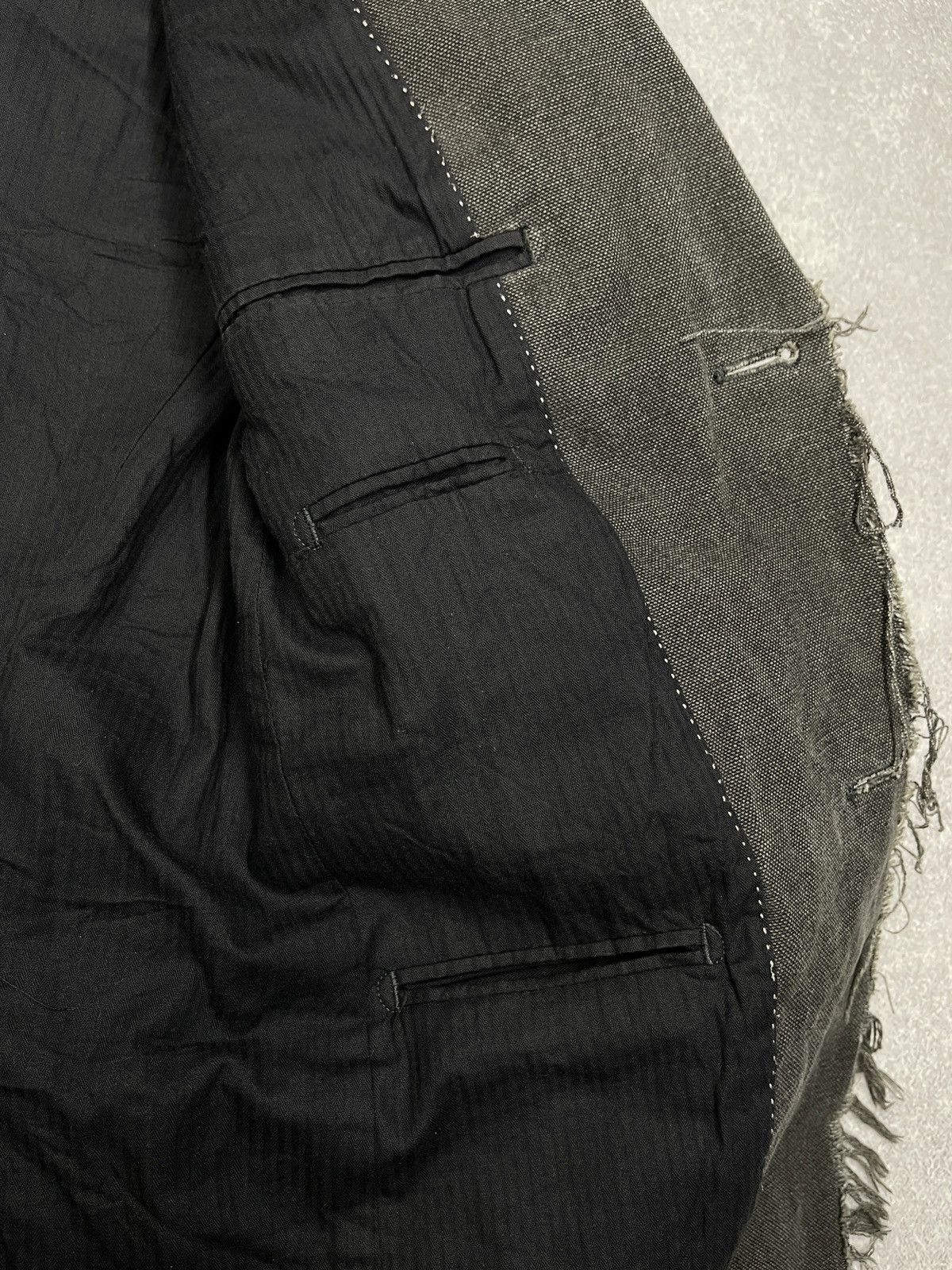 Allsaints Vintage AllSaints Avant Garde Blazer Grey Italy Brunswick Size 46R - 12 Thumbnail