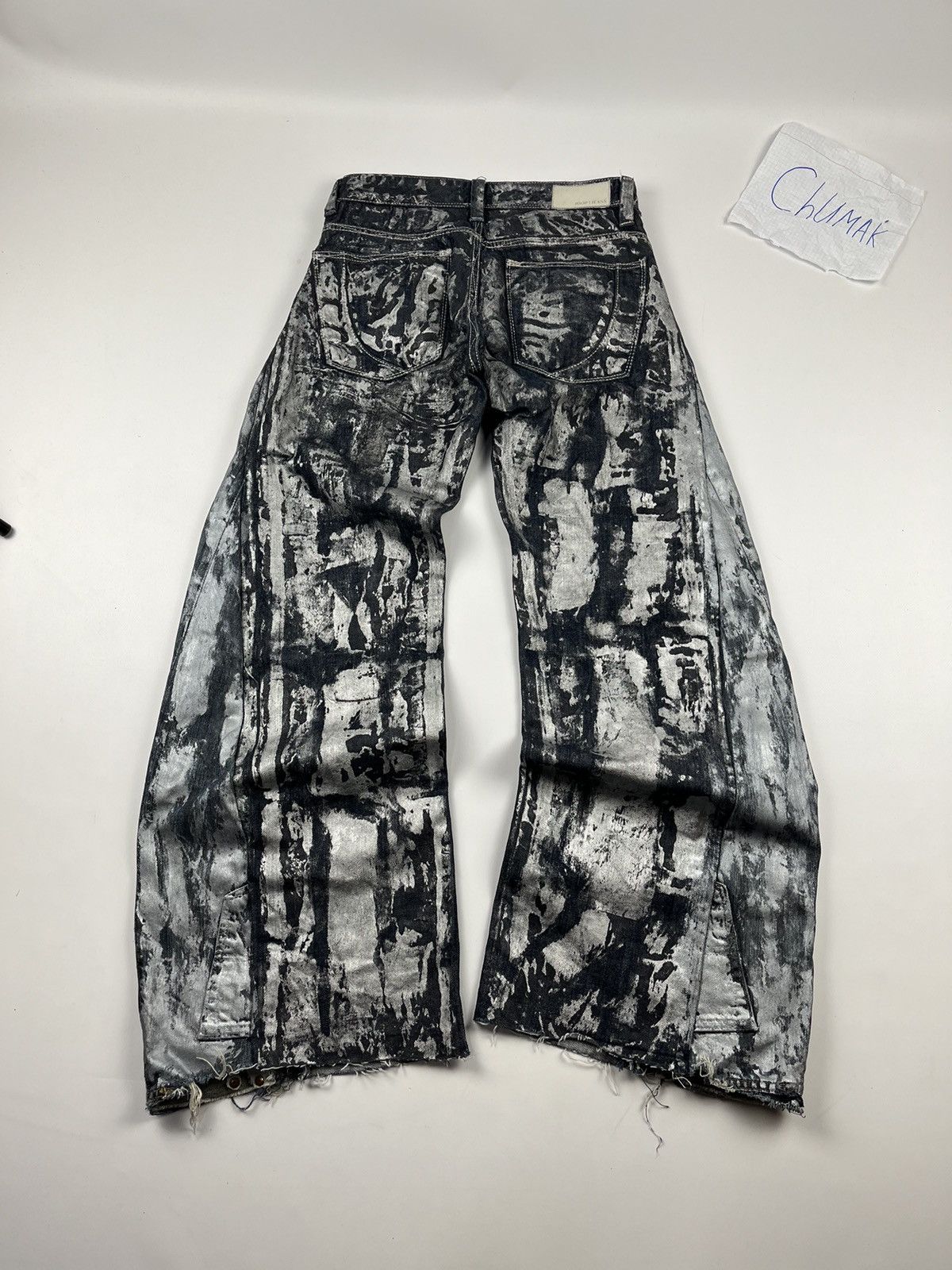 Japanese Brand × Vintage Jeans Dirty Pants patchwork crash denim thrashed distressed Size US 30 / EU 46 - 8 Thumbnail