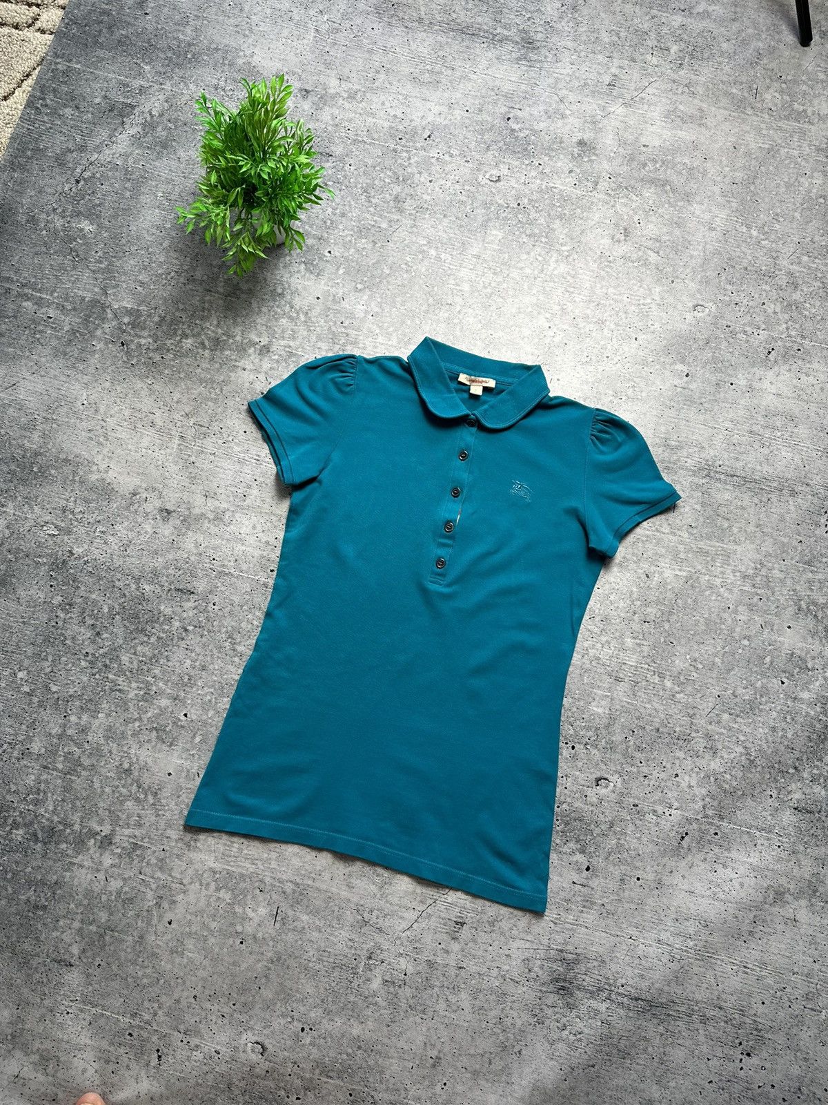 Burberry Vintage Burberry Brit Nova Check Collar Polo Tee Shirt Y2K Size S / US 4 / IT 40 - 2 Thumbnail
