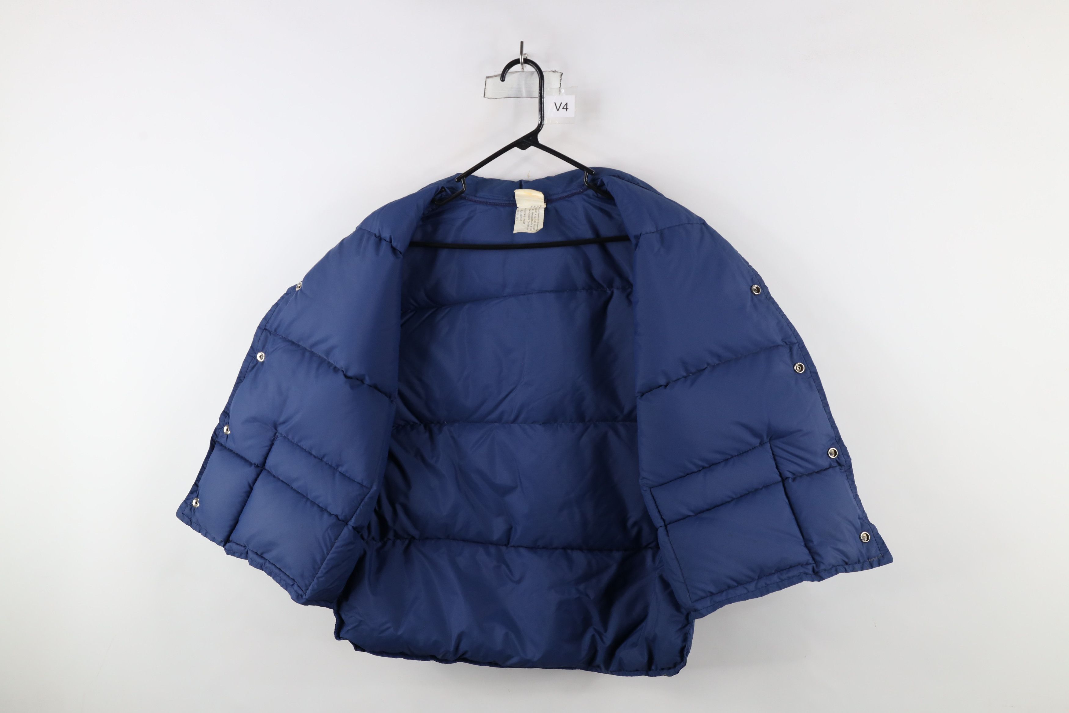 Vintage Vintage 70s Streetwear Duck Down Puffer Vest Jacket Blue Size US XL / EU 56 / 4 - 11 Thumbnail