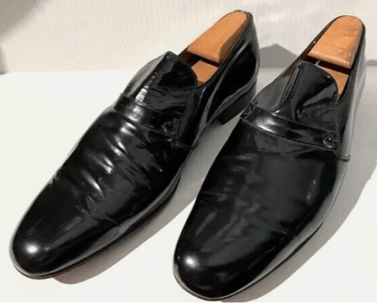 J.M. Weston J.M. WESTON Men Patent Leather Evening Loafers Pumps France Size US 11 / EU 44 - 1 Thumbnail