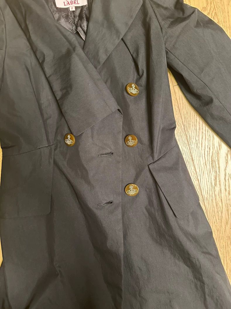 Vivienne Westwood Vivienne Westwood size2 A black trench coat with red markin Size XS / US 0-2 / IT 36-38 - 8 Thumbnail