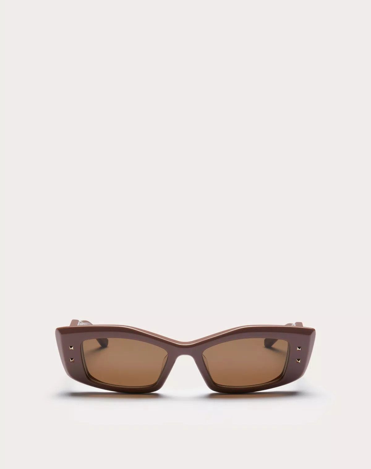 Valentino oc11z0725 Size: 52/ Rectangular Acetate in Dark Brown Size ONE SIZE - 1 Thumbnail