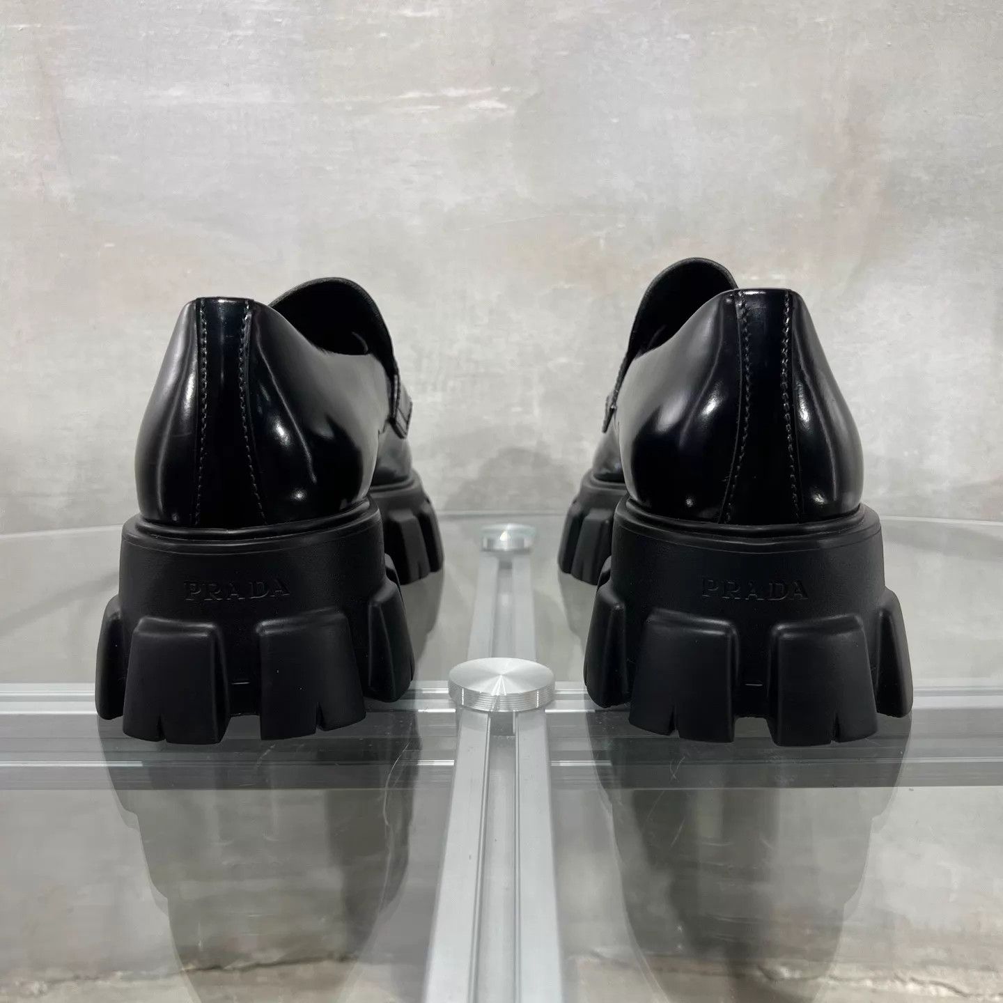 Prada Prada Monolith Black Platform Pointed Loafer 42 Size US 9 / EU 42 - 6 Thumbnail