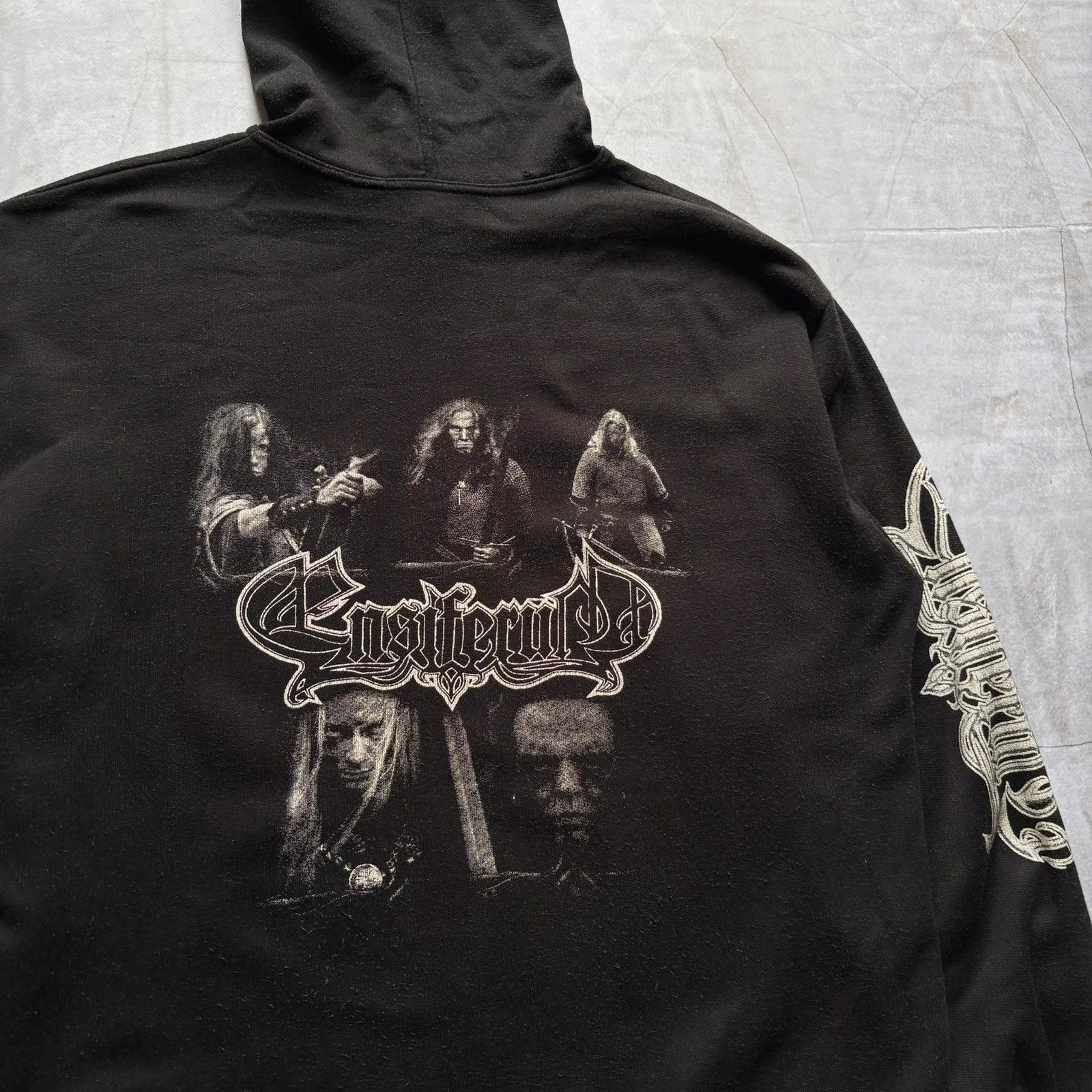 Band Tees vintage 00s Ensiferum Victory Songs hoodie metal band rock Size US XL / EU 56 / 4 - 4 Thumbnail