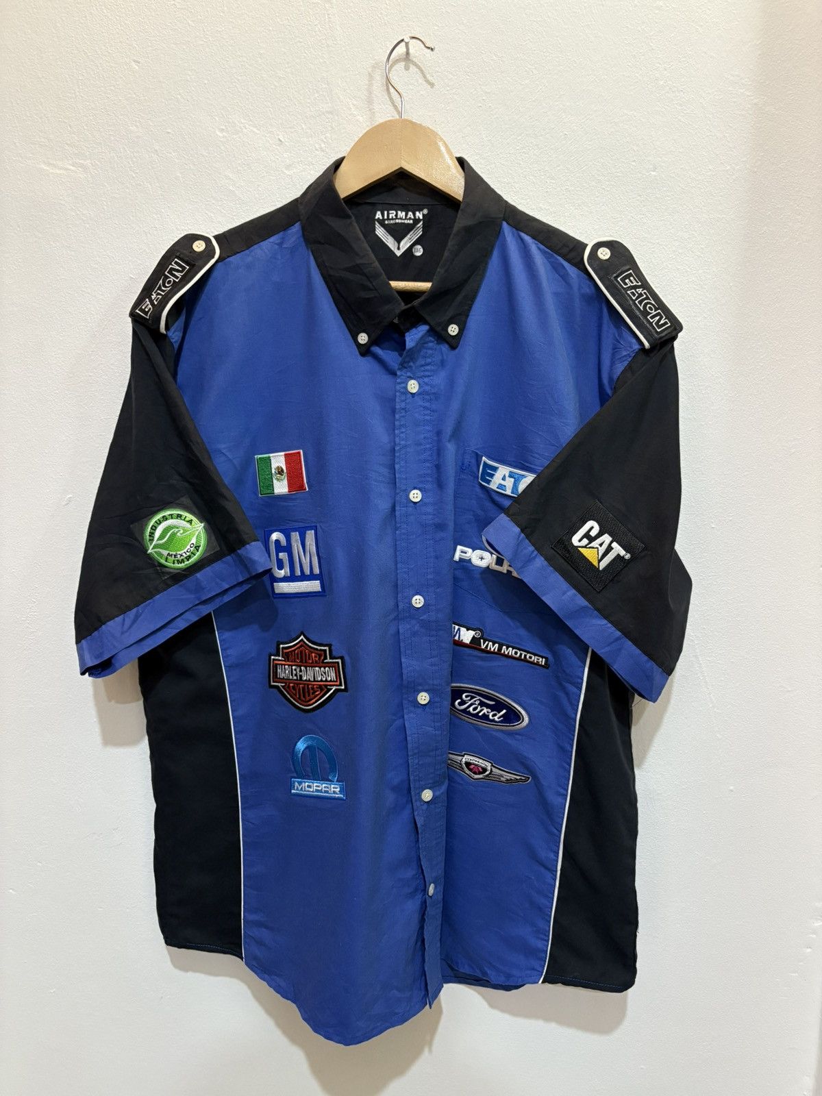 Harley Davidson Racing Brand Company Patch Shirt Size US XL / EU 56 / 4 - 4 Thumbnail