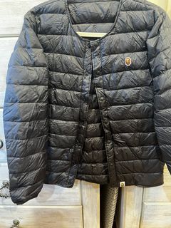 Bape happy new year light down store jacket black