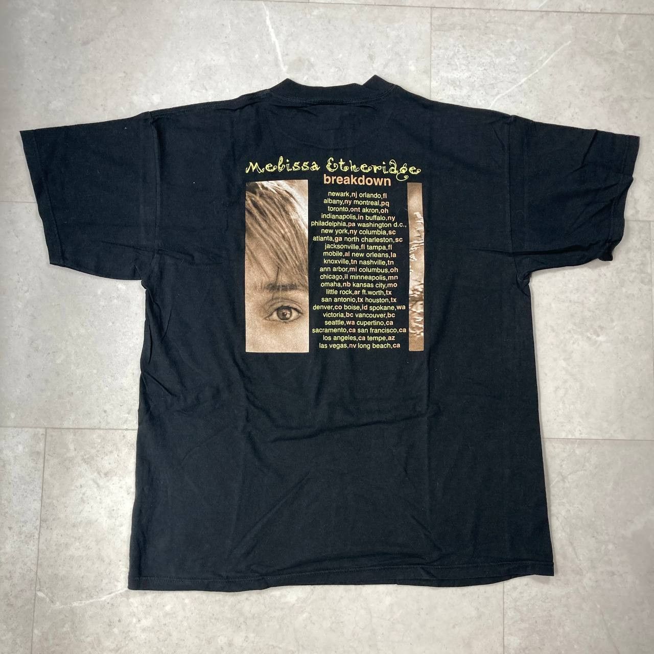Band Tees Vintage 90s Melissa Etheridge Breakdown Tour Folk Rock Band Size US XL / EU 56 / 4 - 6 Thumbnail