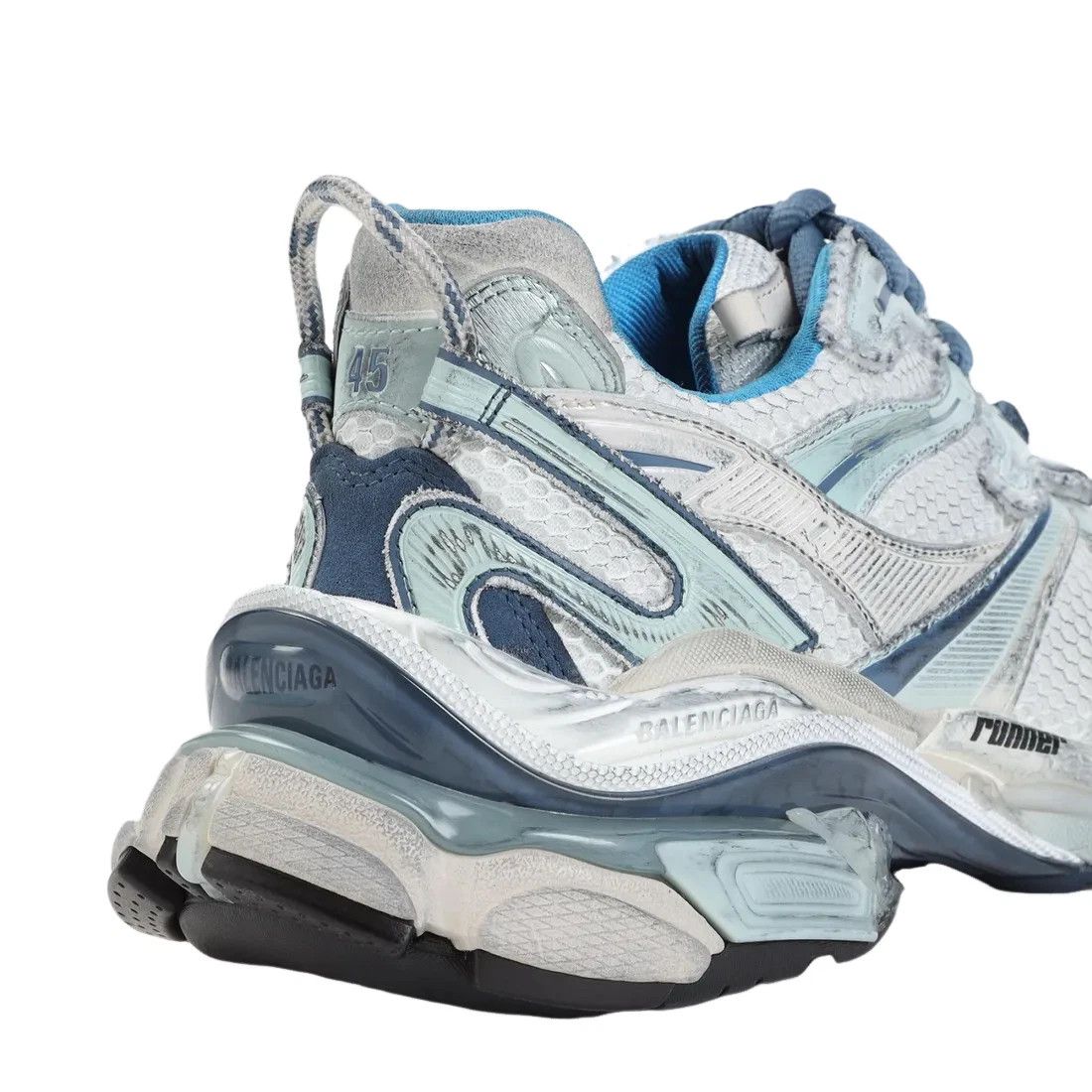 BALENCIAGA Runner 2 Mens W/B New Auth Sneakers