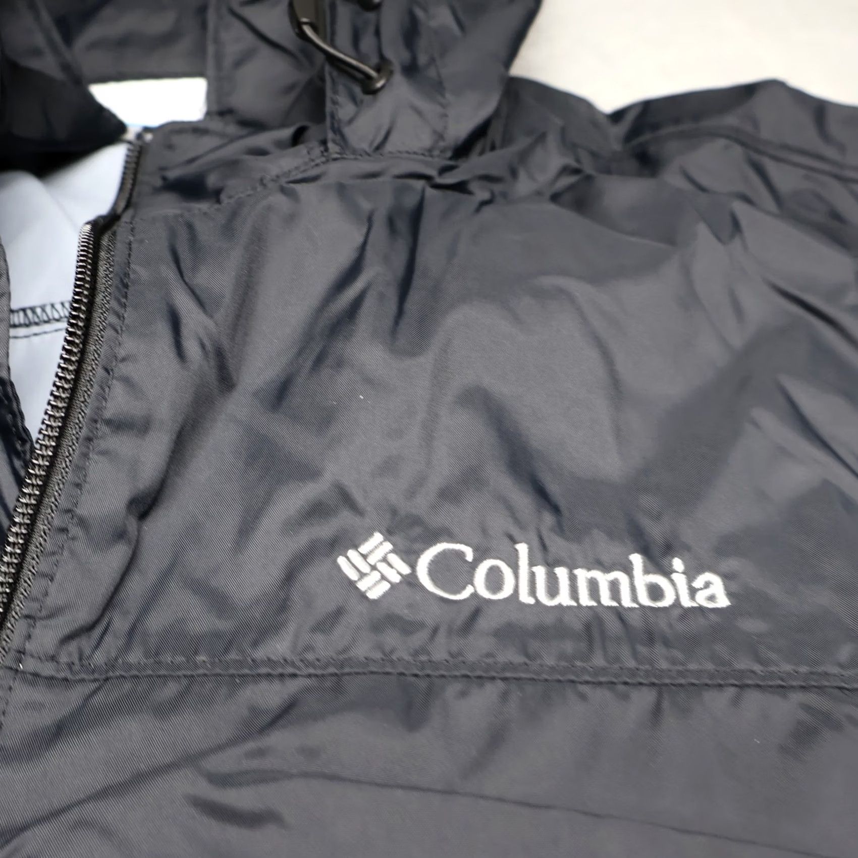 Rains Columbia Jacket Mens M Black Hooded Wind Rain Light Pack Outdoor Hiking Size US M / EU 48-50 / 2 - 2 Thumbnail