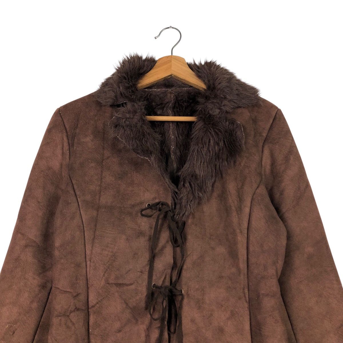 Japanese Brand Archive Style Brown Faux Shearling Jacket Issey Miyake Size US M / EU 48-50 / 2 - 4 Thumbnail