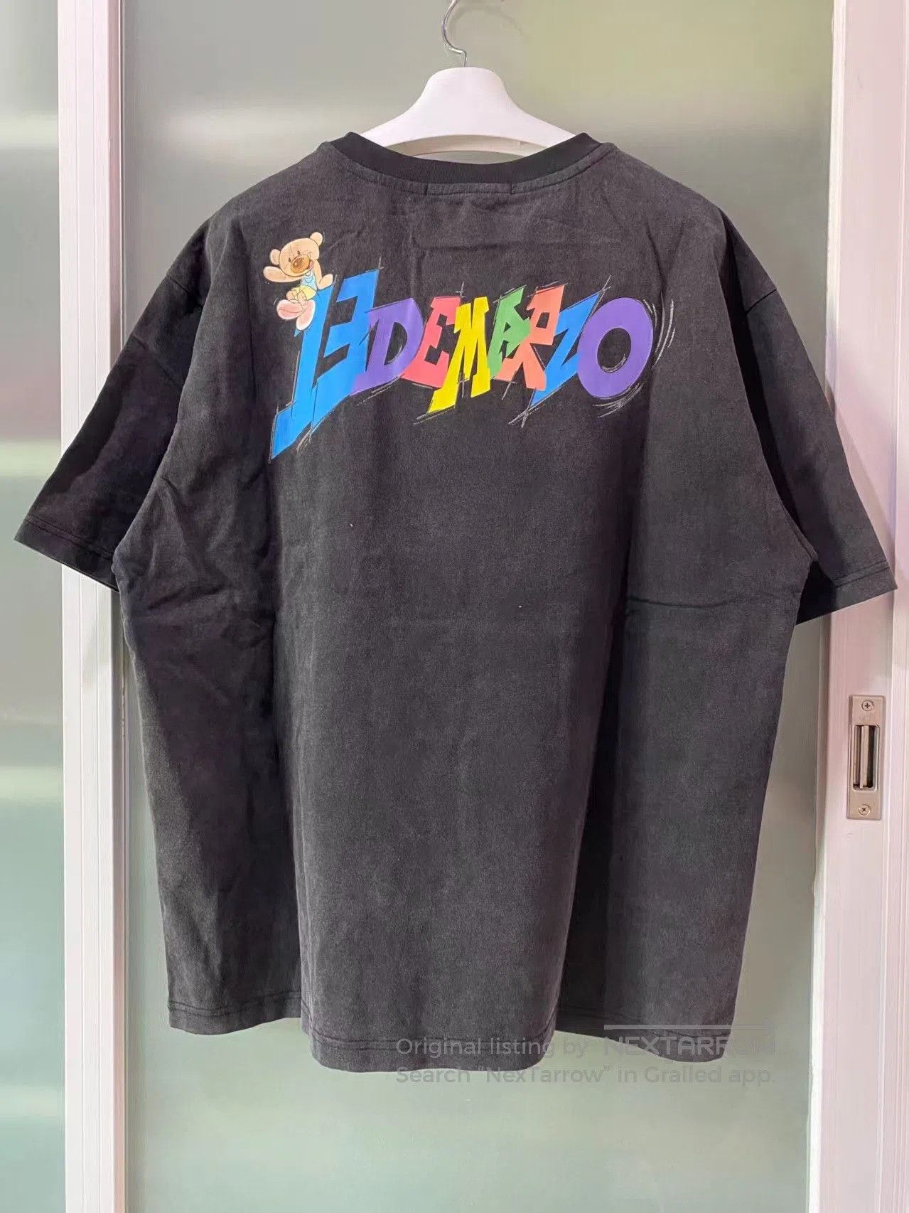 13DE MARZO 13 Demarzo Washed Bear Drop Shoulder. Size S / US 4 / IT 40 - 2 Thumbnail