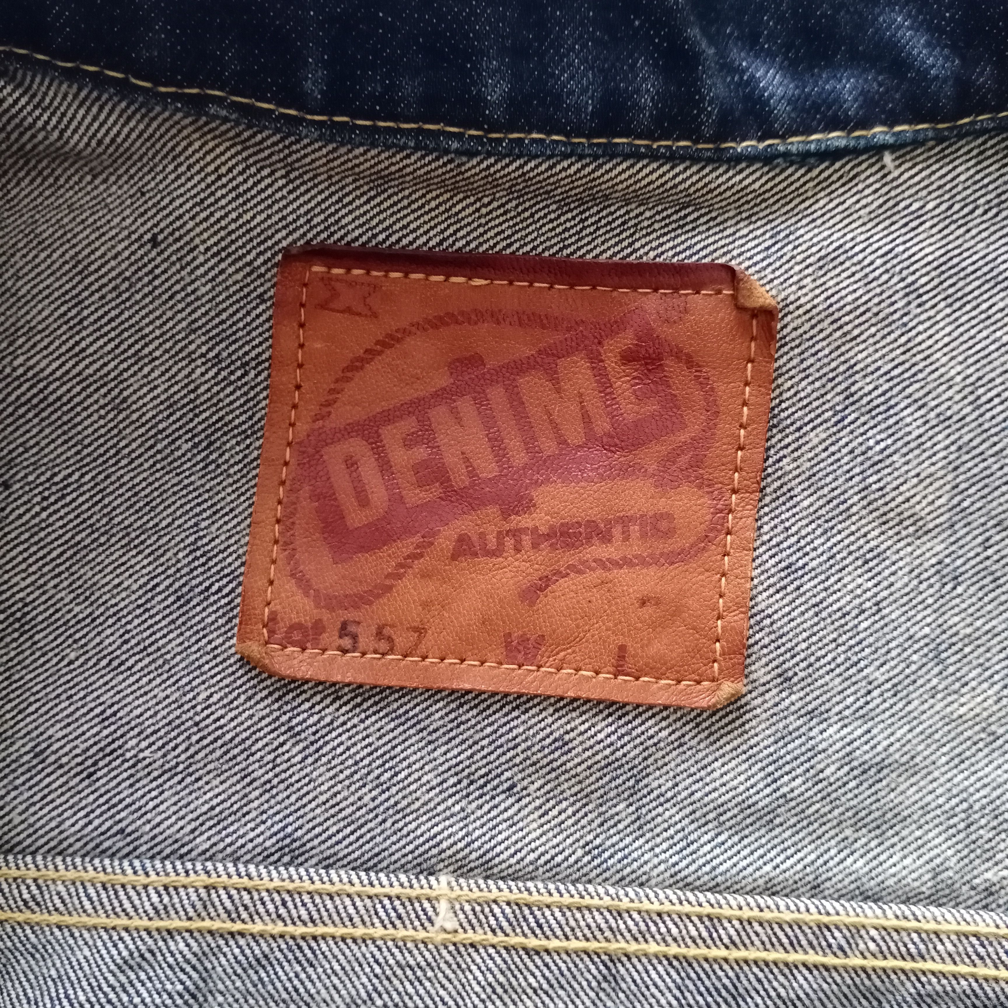 Denime × Japanese Brand Vintage Denime Lot 557 Japan Jeans Jacket Levis LVC 90 Big E Size US L / EU 52-54 / 3 - 7 Thumbnail
