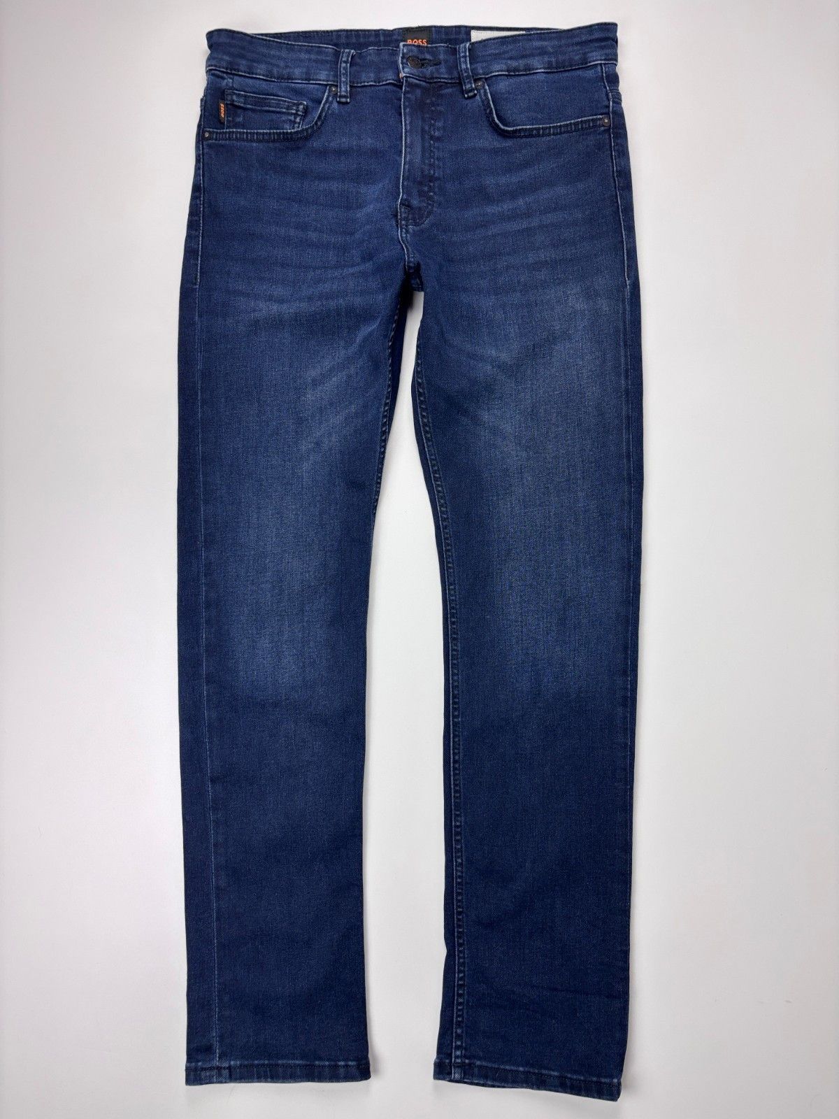 Hugo Boss Mens Hugo Boss Delaware Slim Fit Jeans Stretch Blue 31x32 Size US 31 - 1 Thumbnail